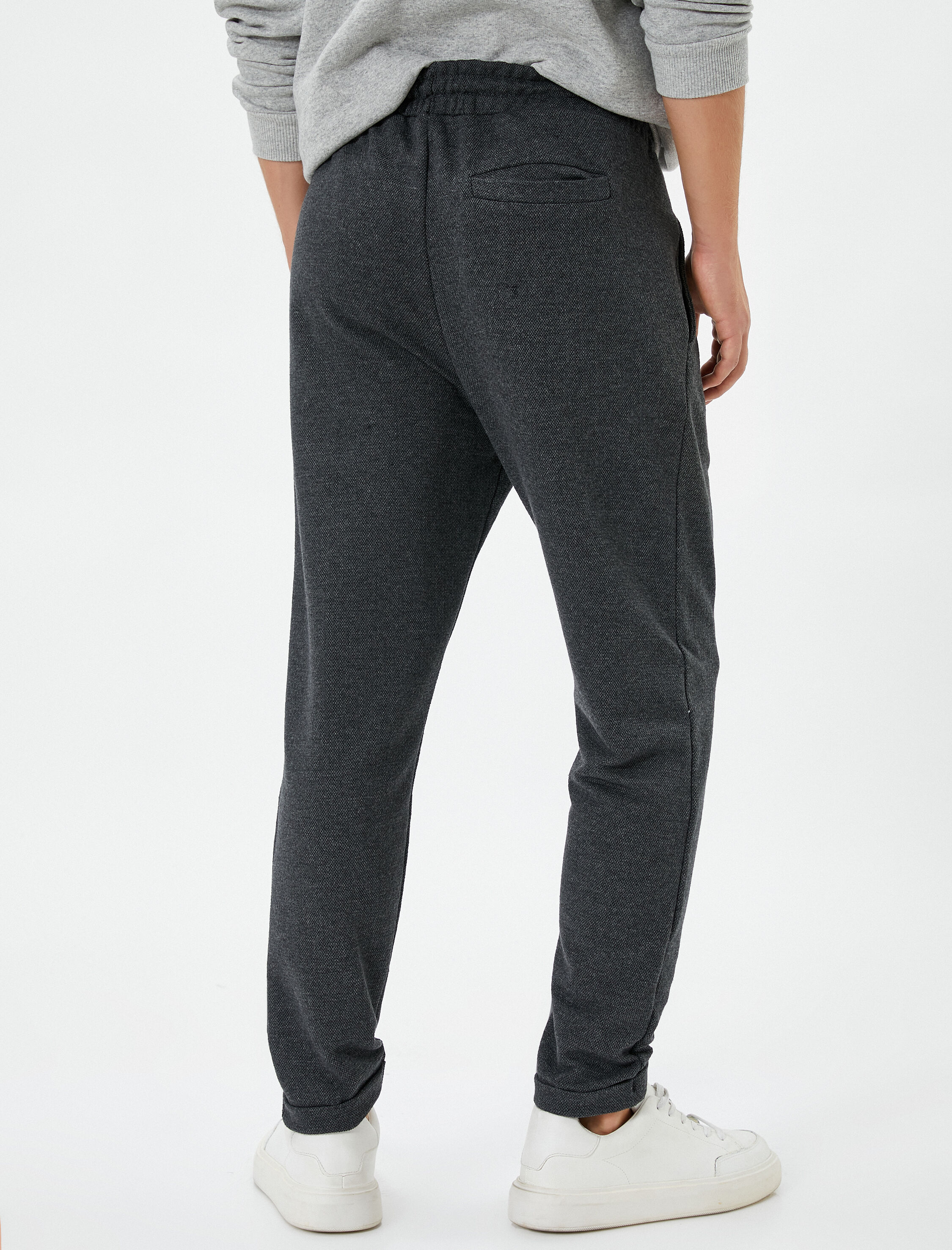   Jogger Eşofman Altı Beli Bağcıklı Cepli