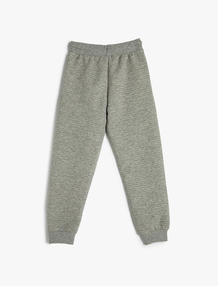 Erkek Çocuk Basic Jogger Eşofman Altı Beli Bağlamalı Cepli