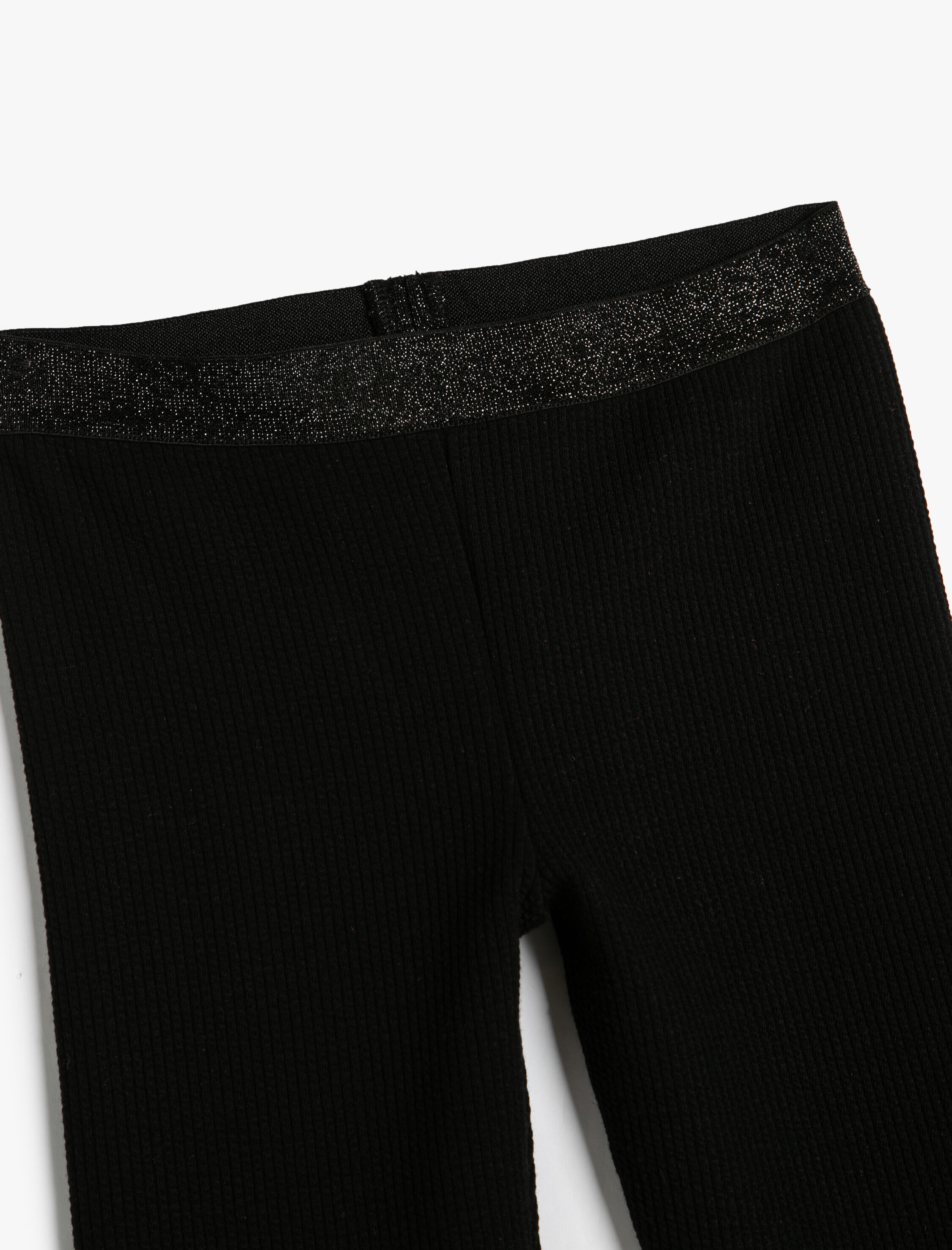  Kız Çocuk Basic Ribanalı Tayt Beli Lastikli Sim Detaylı