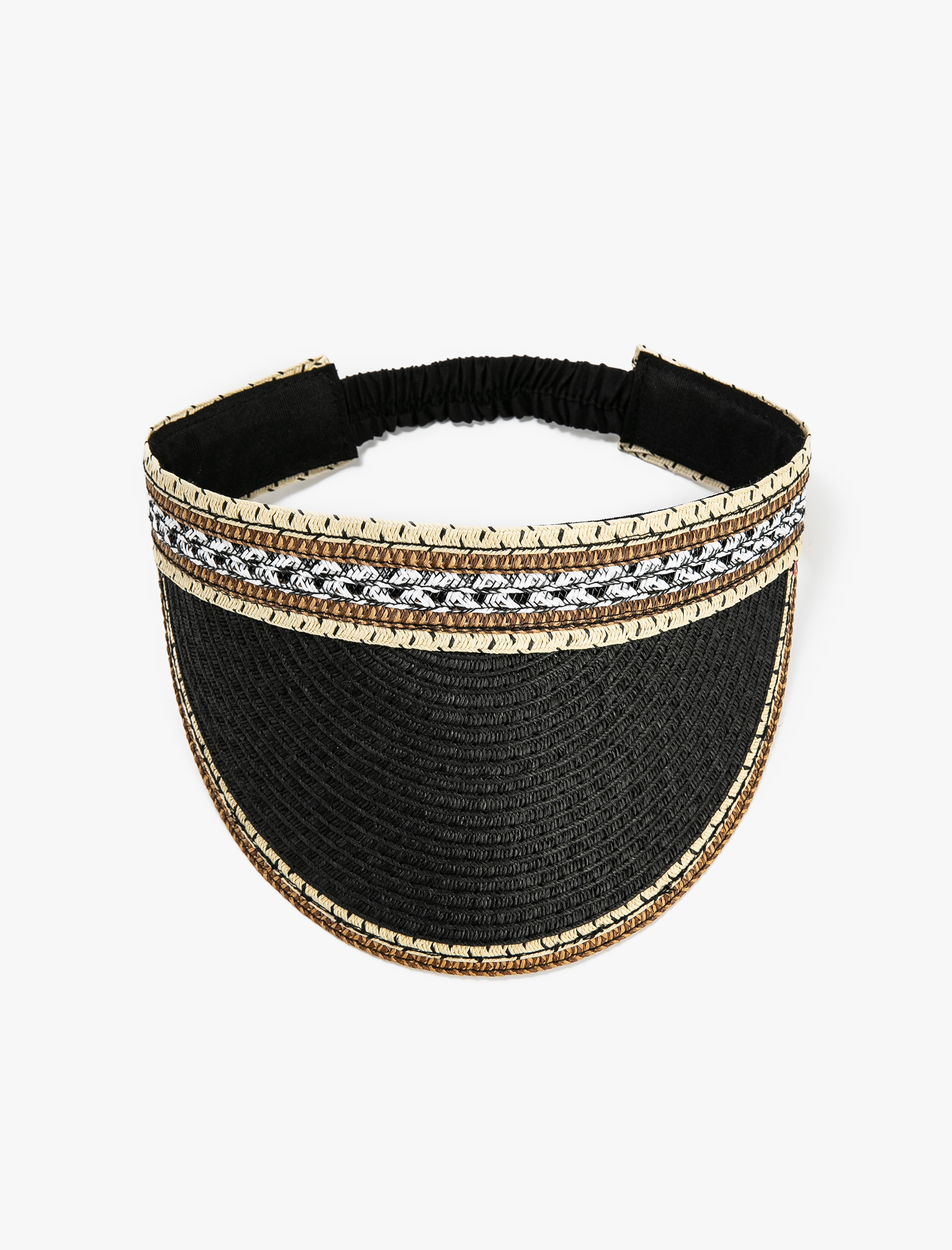  Kadın Hasır Şapka Vizör İşleme Detaylı