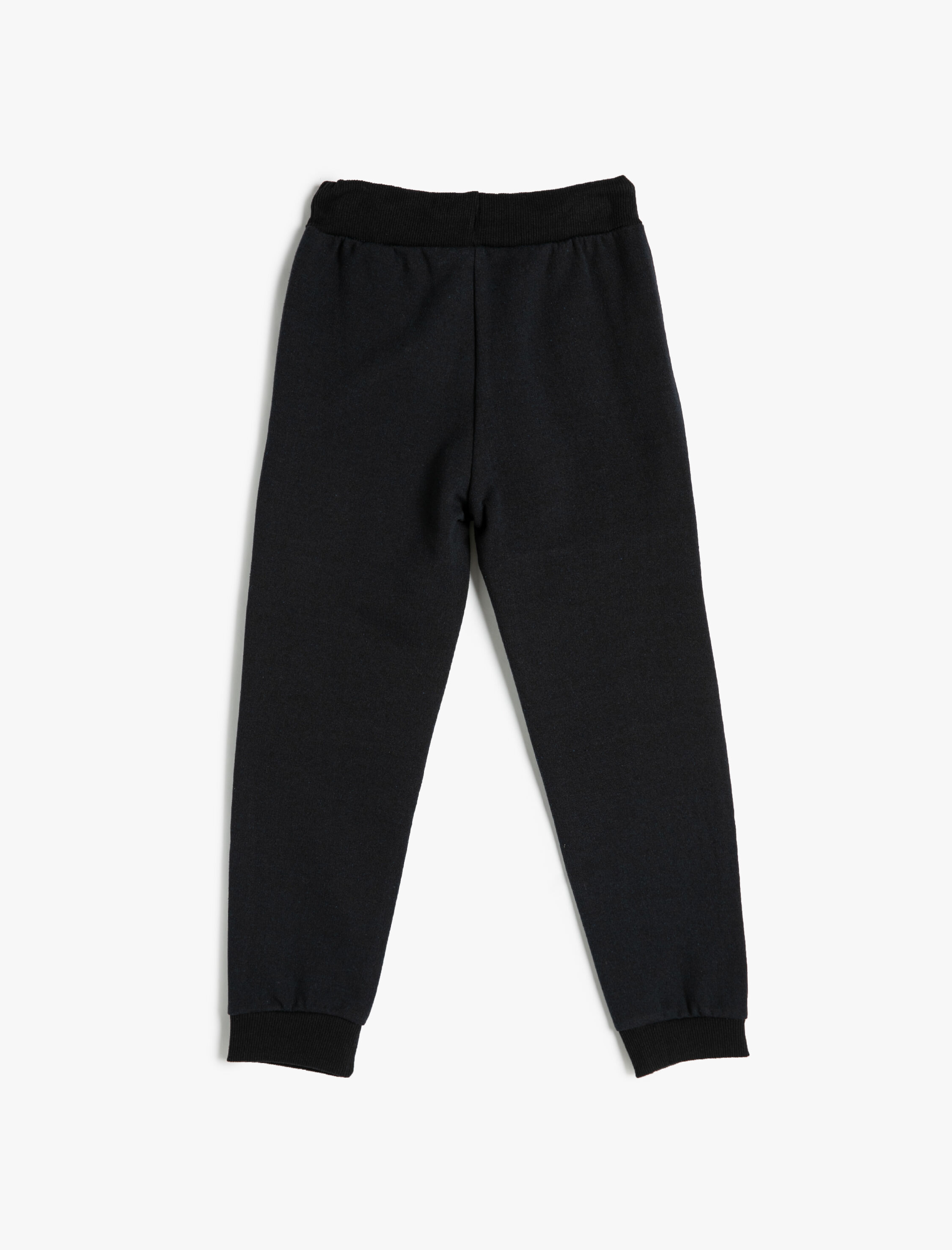  Erkek Çocuk Jogger Eşofman Altı Nervür Detaylı Beli Bağlamalı Cepli Pamuklu