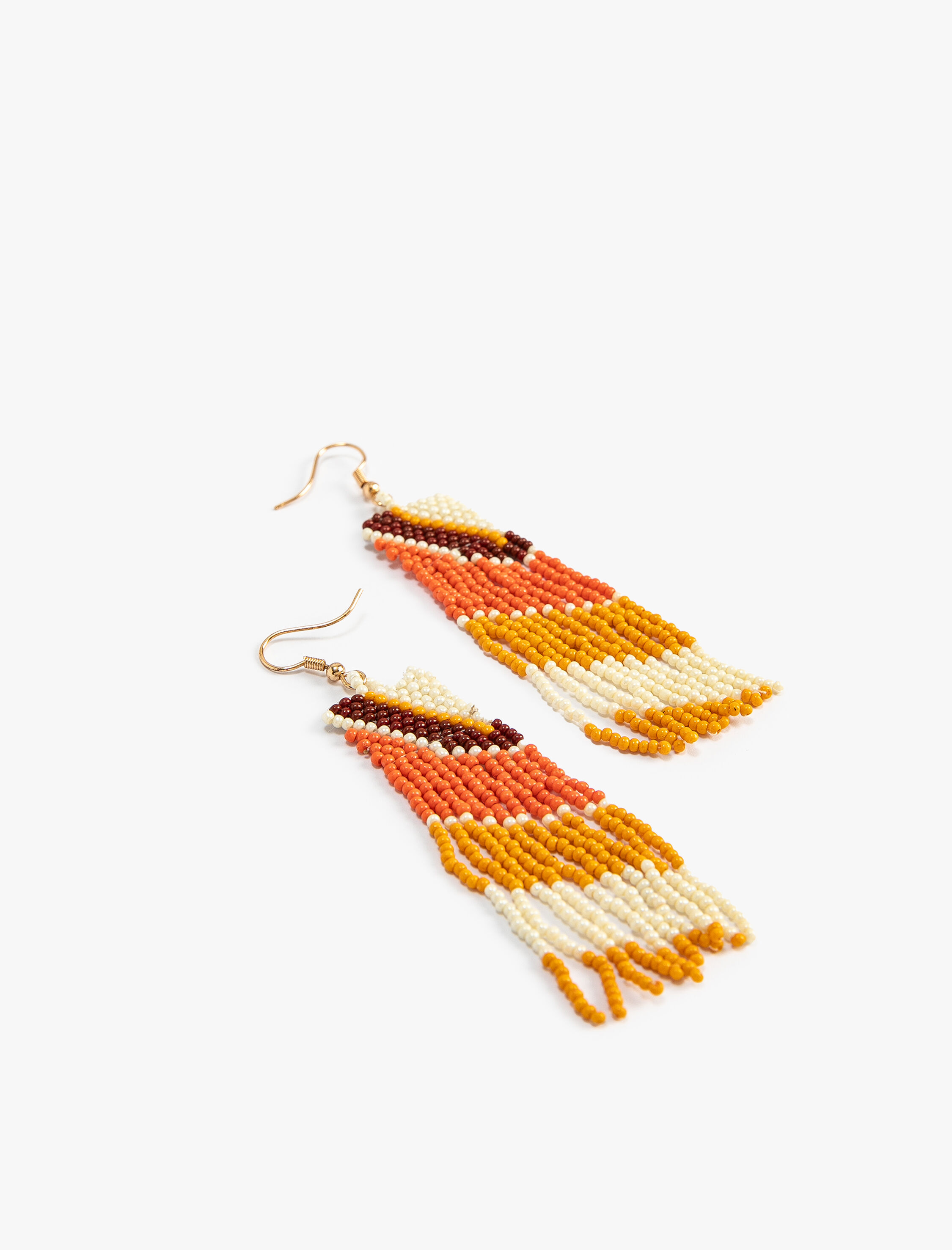  Kadın Boncuklu Küpe Sallantılı Çok Renkli