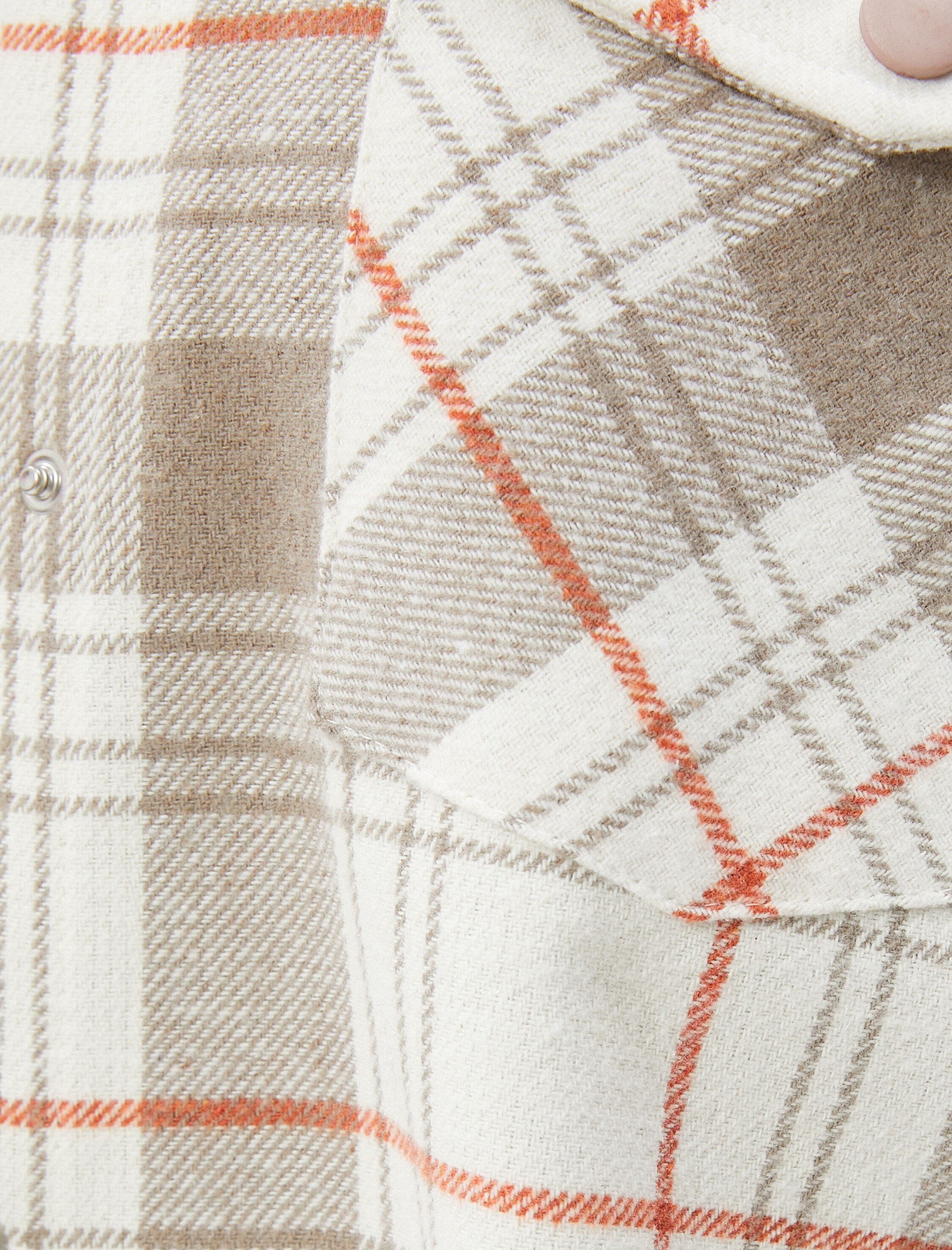   Uzun Kollu Gömlek Kapaklı Cepli Çıtçıt Kapama