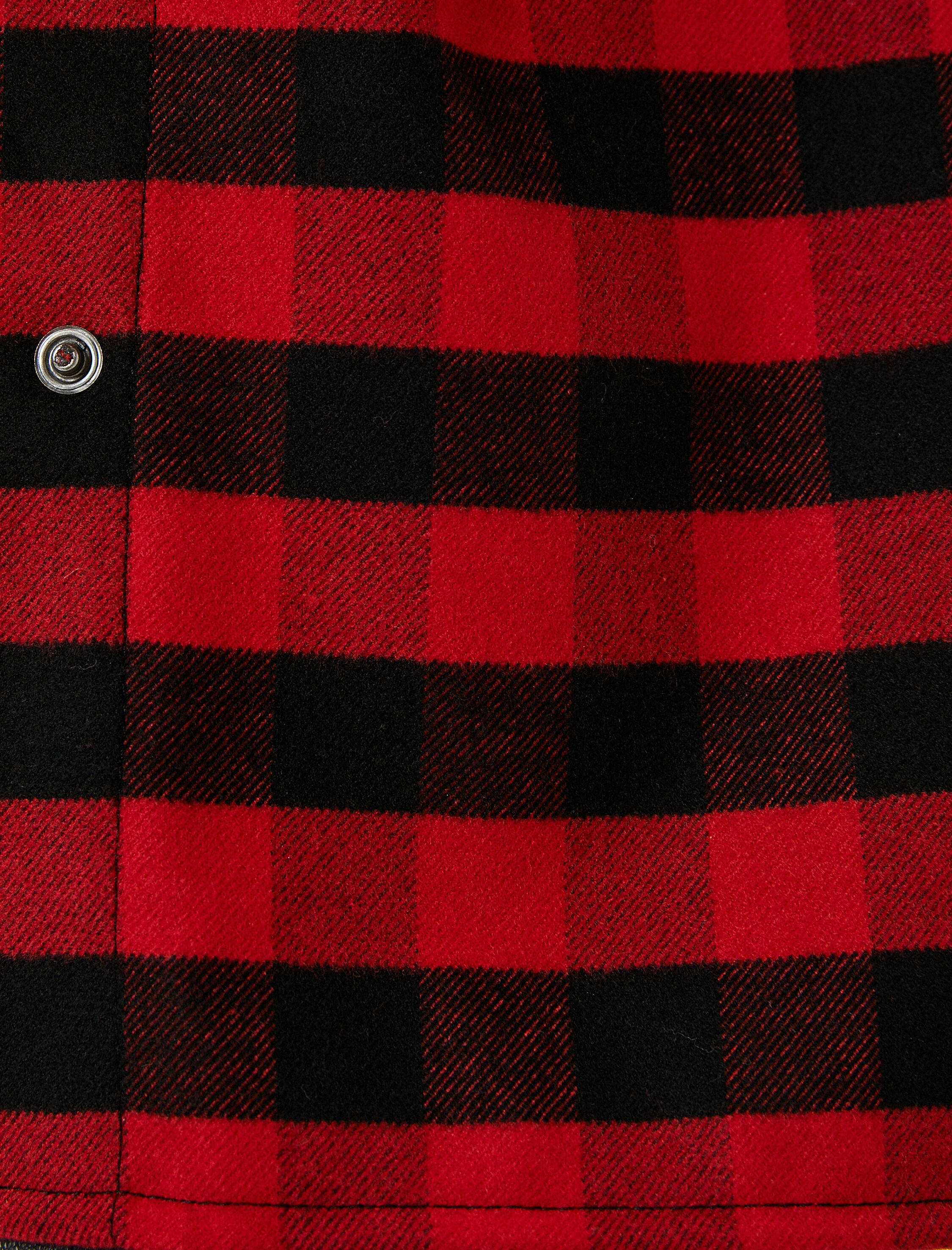   Oduncu Gömleği Suni Deri Cep Detaylı Çıtçıt Kapama