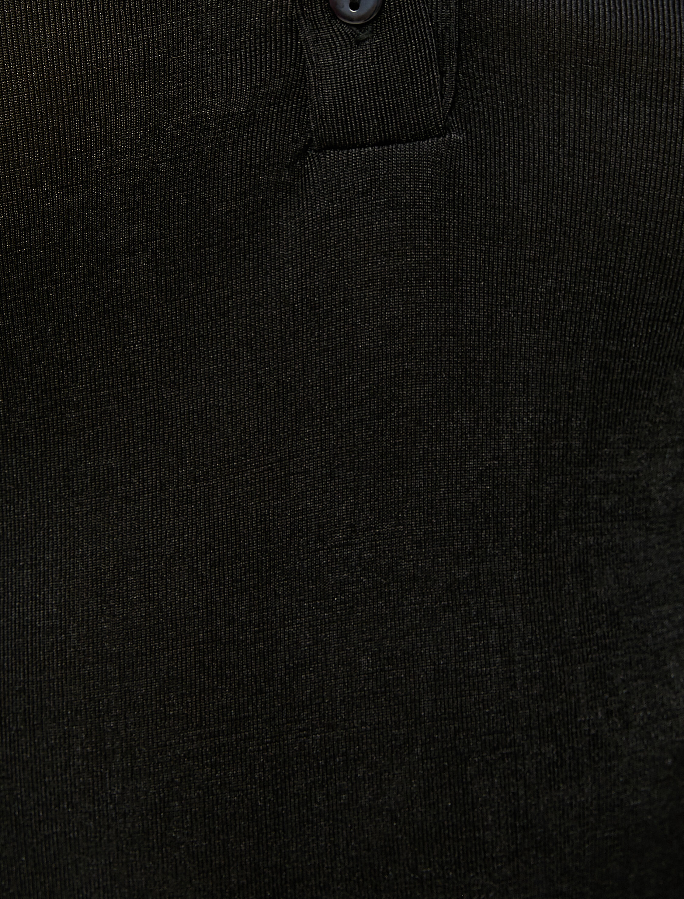   Polo Yaka Tişört Uzun Kollu Düğmeli