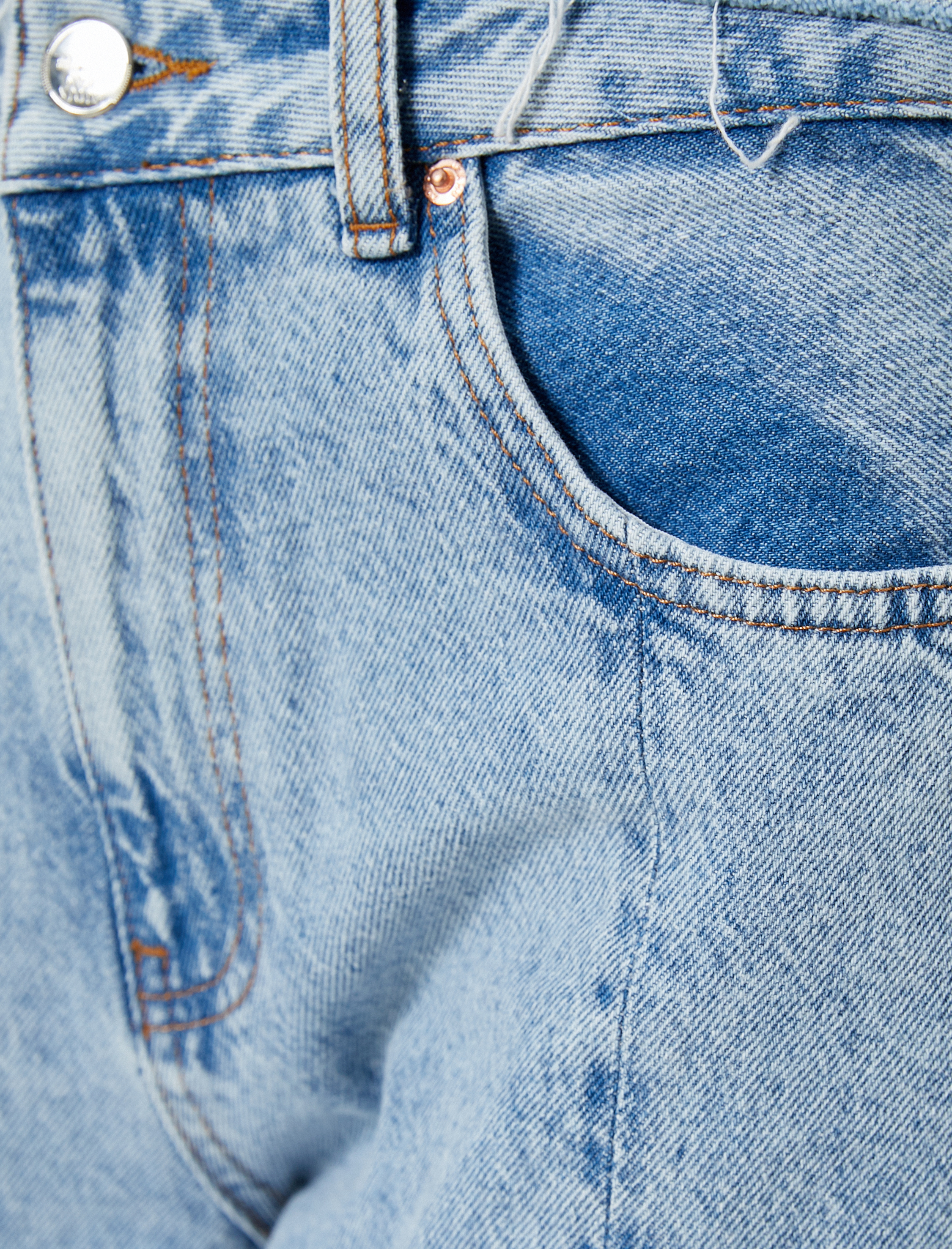   Düz Paça Kot Pantolon Yüksek Bel - Nora Jean