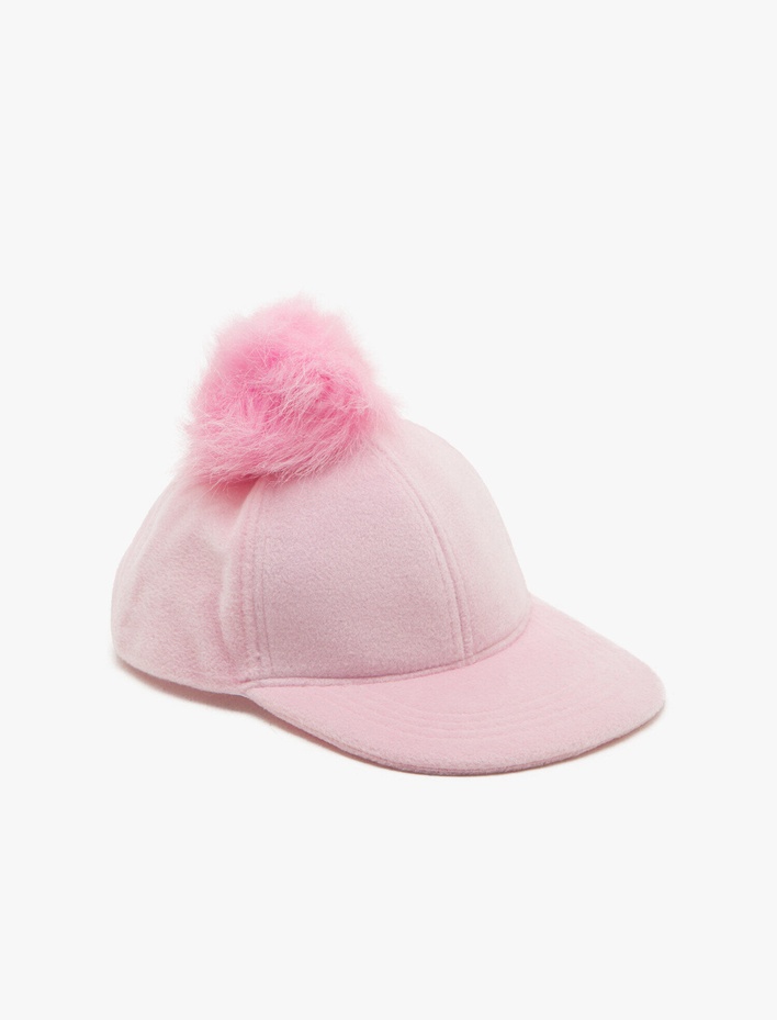 Kız Çocuk Ponpon Şapka