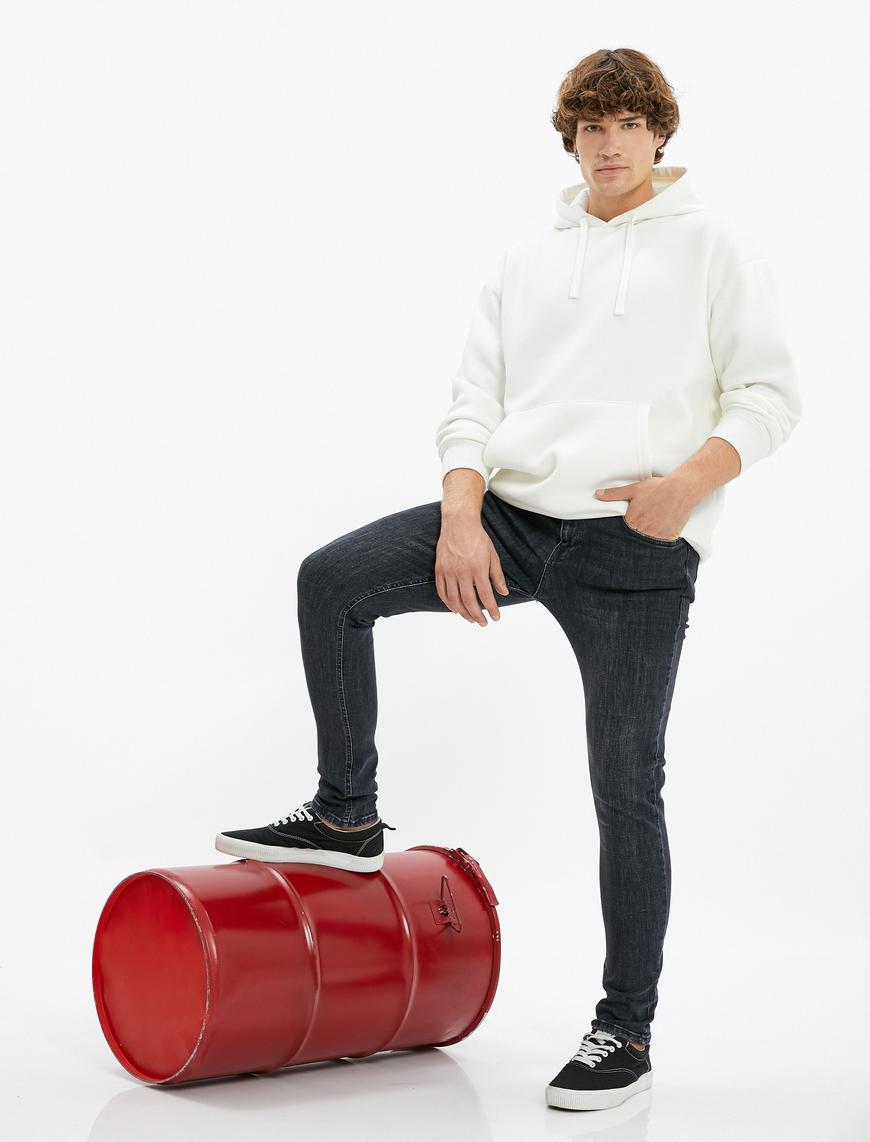   Skinny Fit Kot Pantolon - Michael Jean