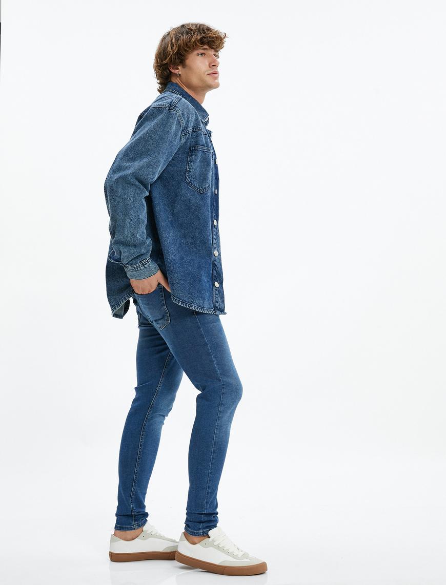   Super Skinny Fit Kot Pantolon - Justin Jean