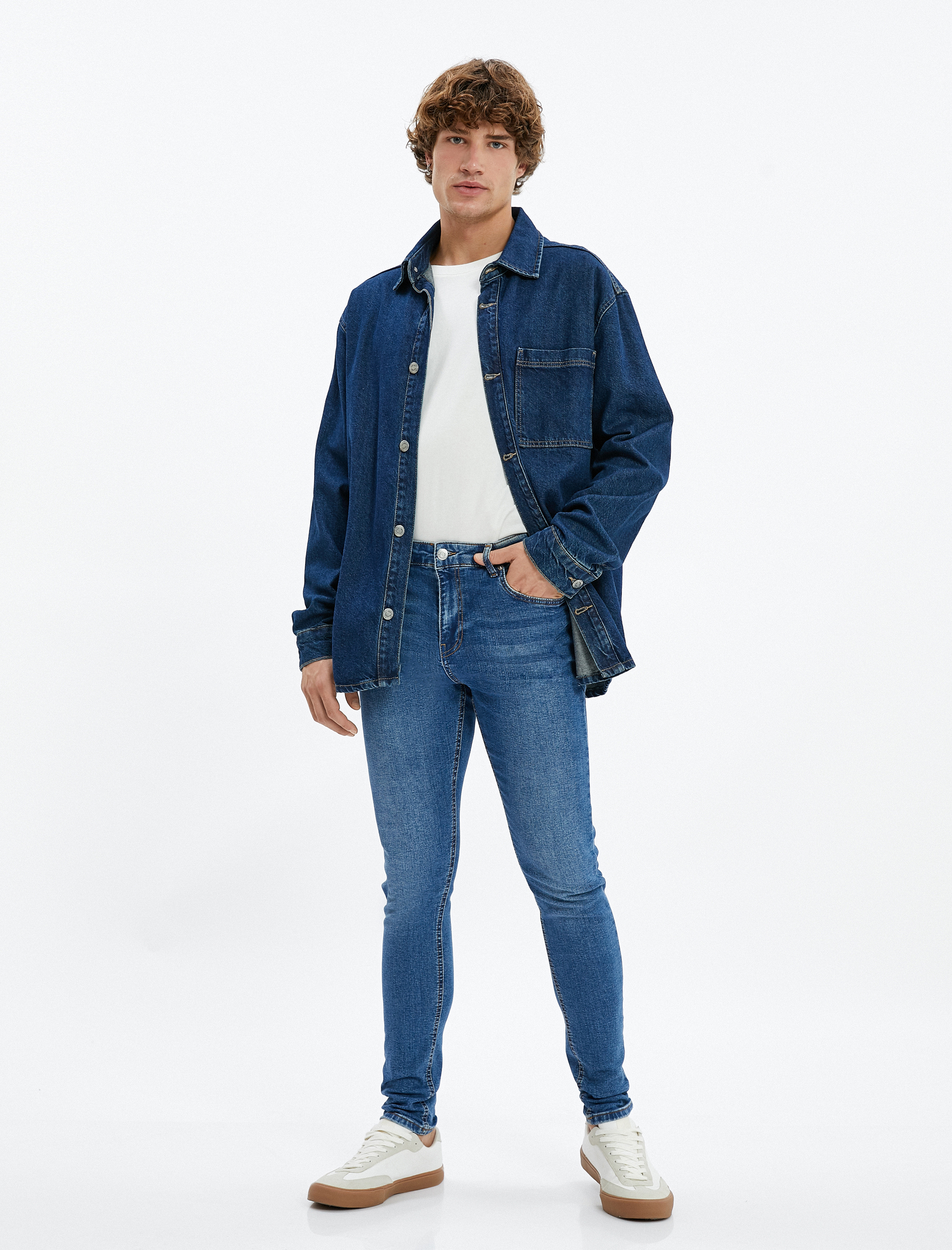   Skinny Fit Kot Pantolon - Michael Jean