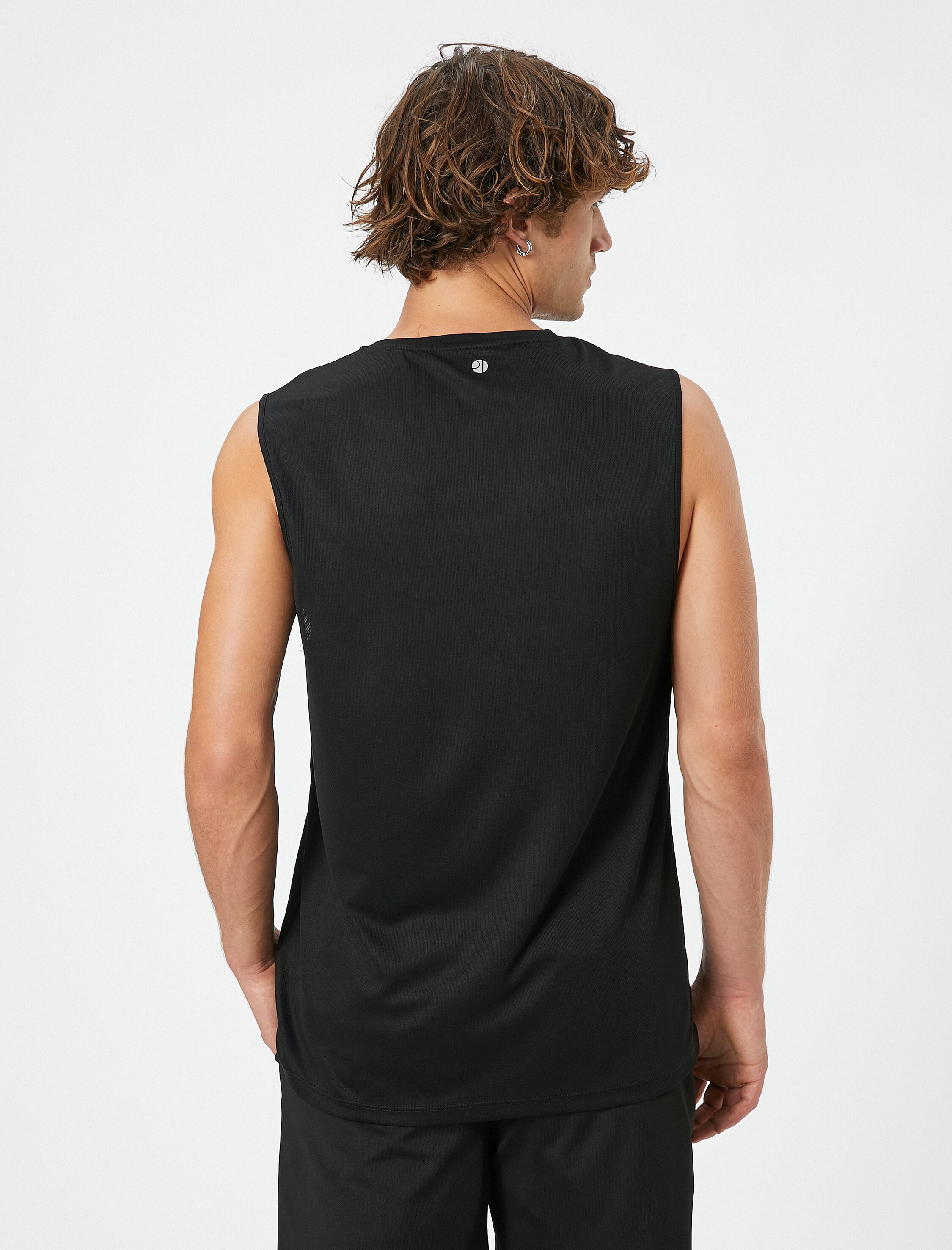   Kolsuz Tişört Spor Reflektör Detaylı Bisiklet Yaka