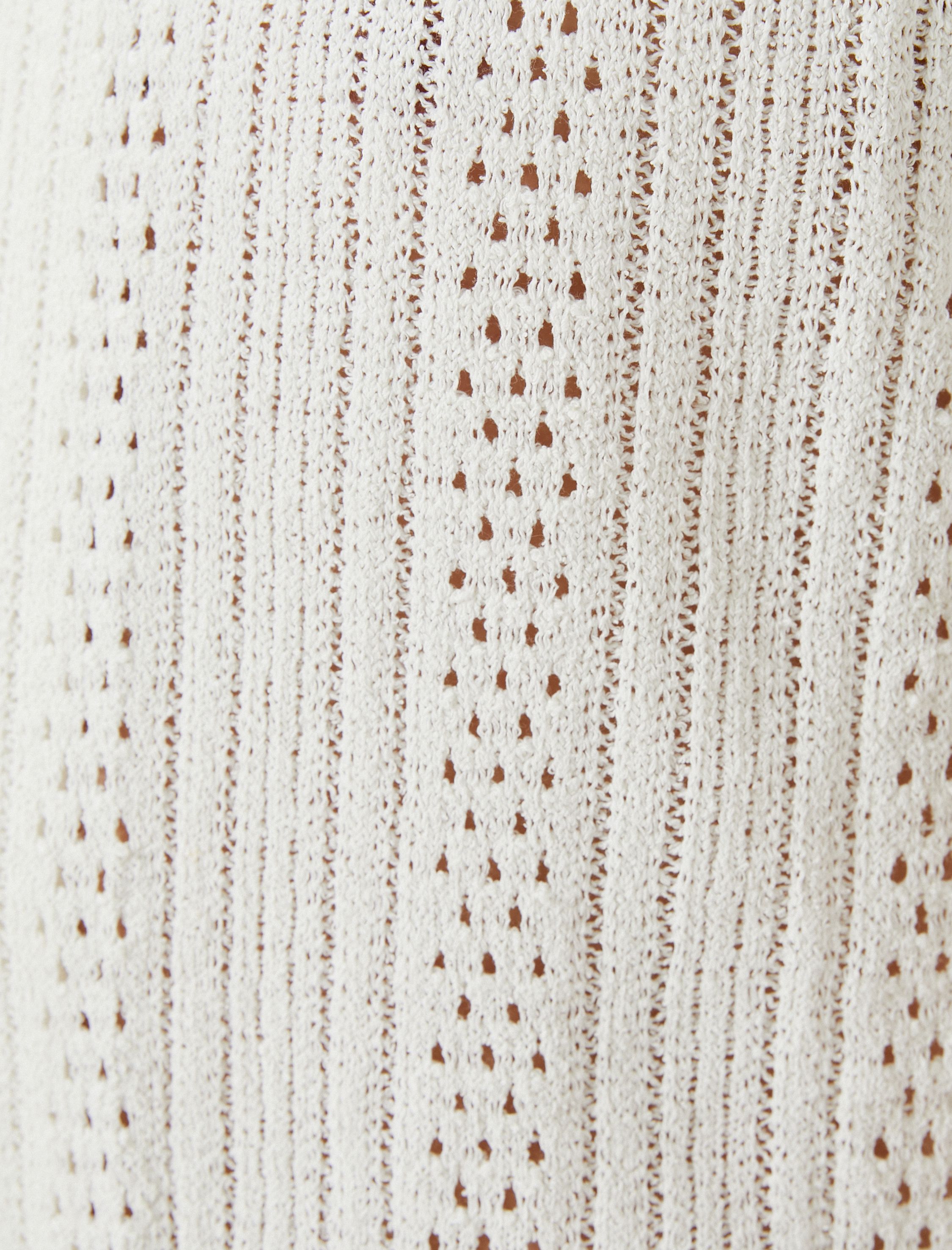   Oversize Gömlek Kısa Kollu Devrik Yaka Ajurlu