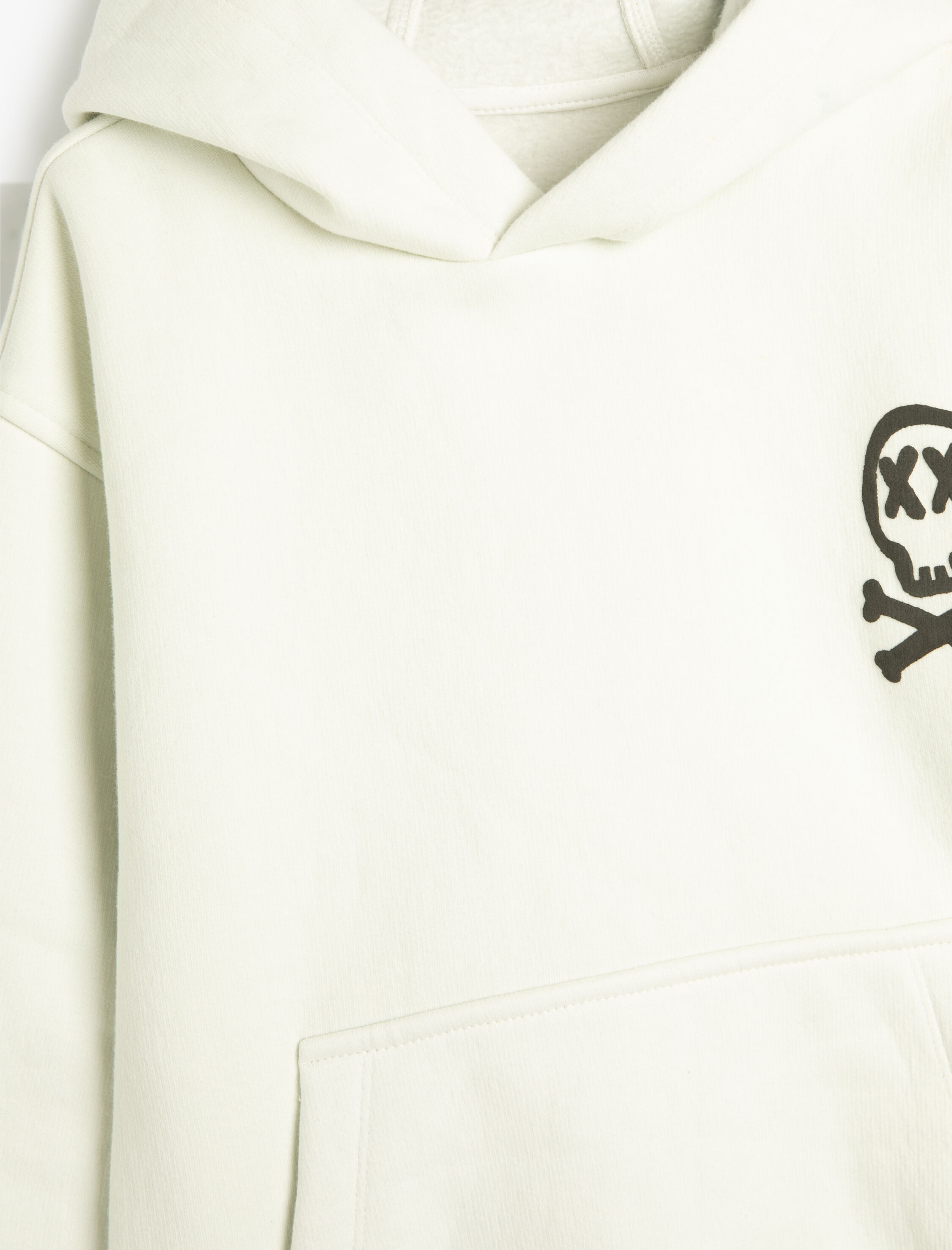 Erkek Çocuk Basic Kapşonlu Sweatshirt Kanguru Cepli Pamuklu Şardonlu