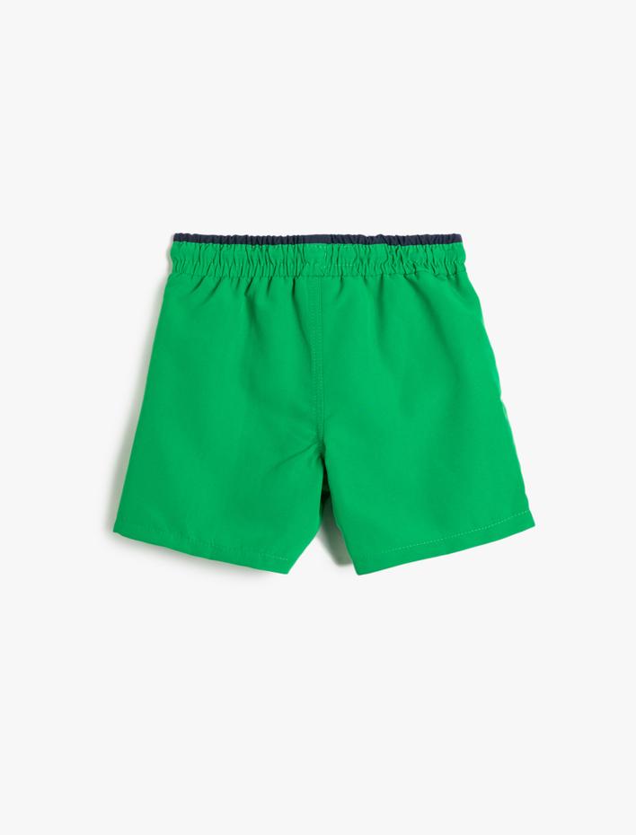 Erkek Çocuk Mayo Basic Beli Bağlamalı