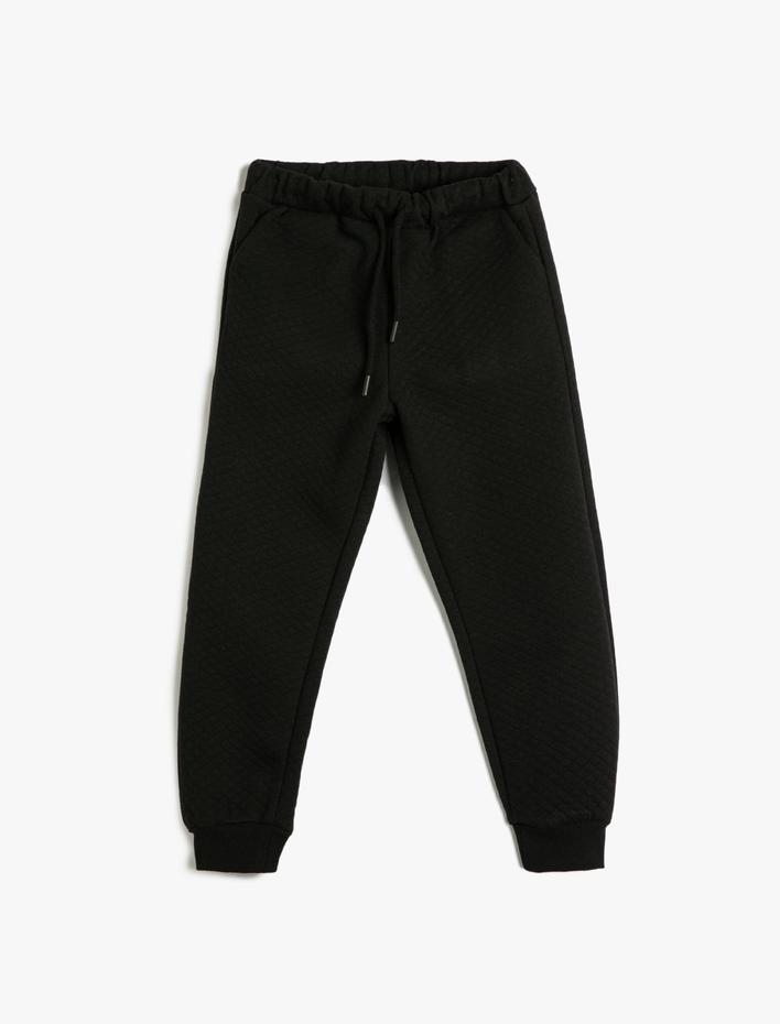 Erkek Çocuk Basic Jogger Eşofman Altı Beli Bağlamalı Cepli