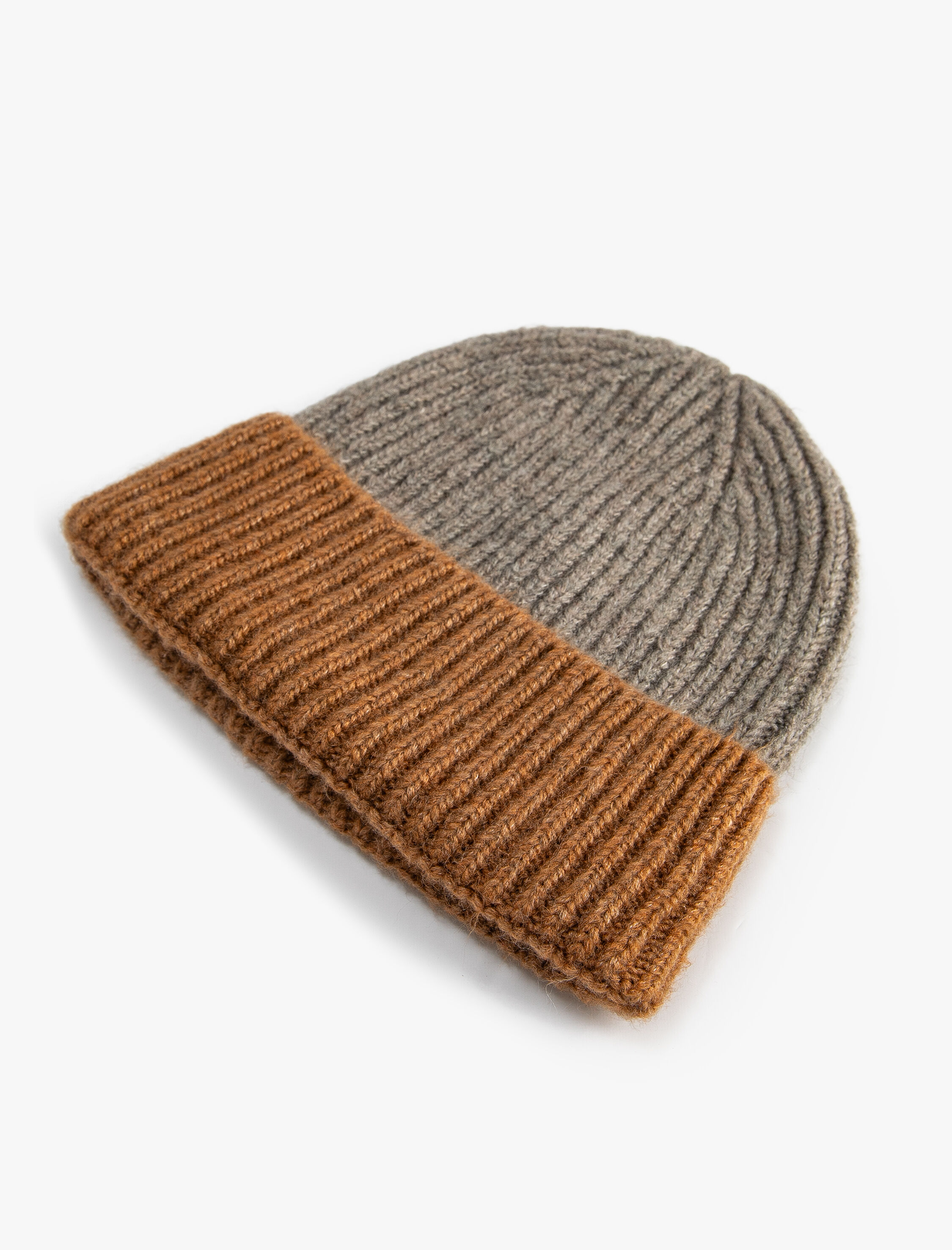  Kadın Lastikli Örgü Bere Renk Bloklu