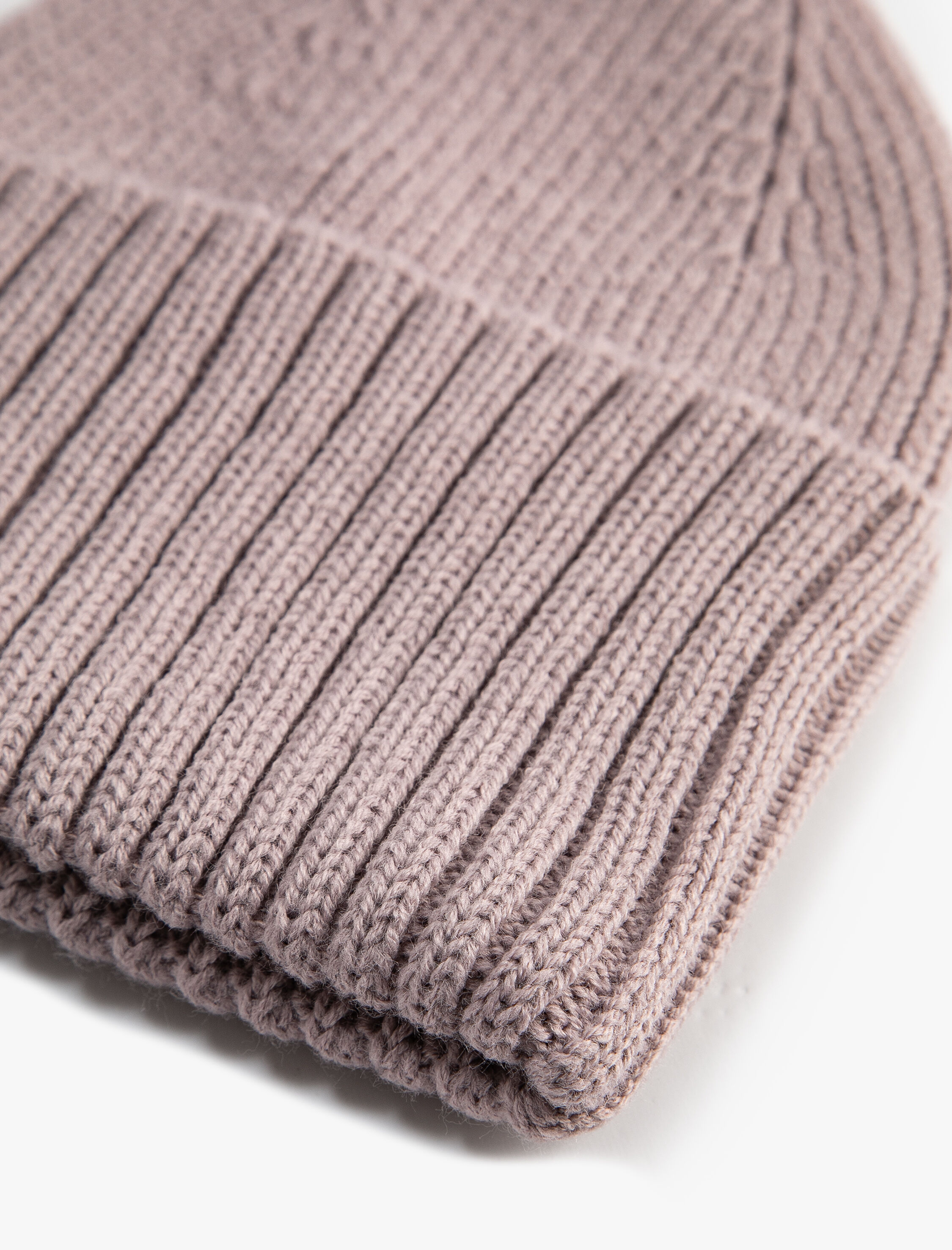  Kadın Lastikli Örgü Bere Kenarları Geniş Katlı