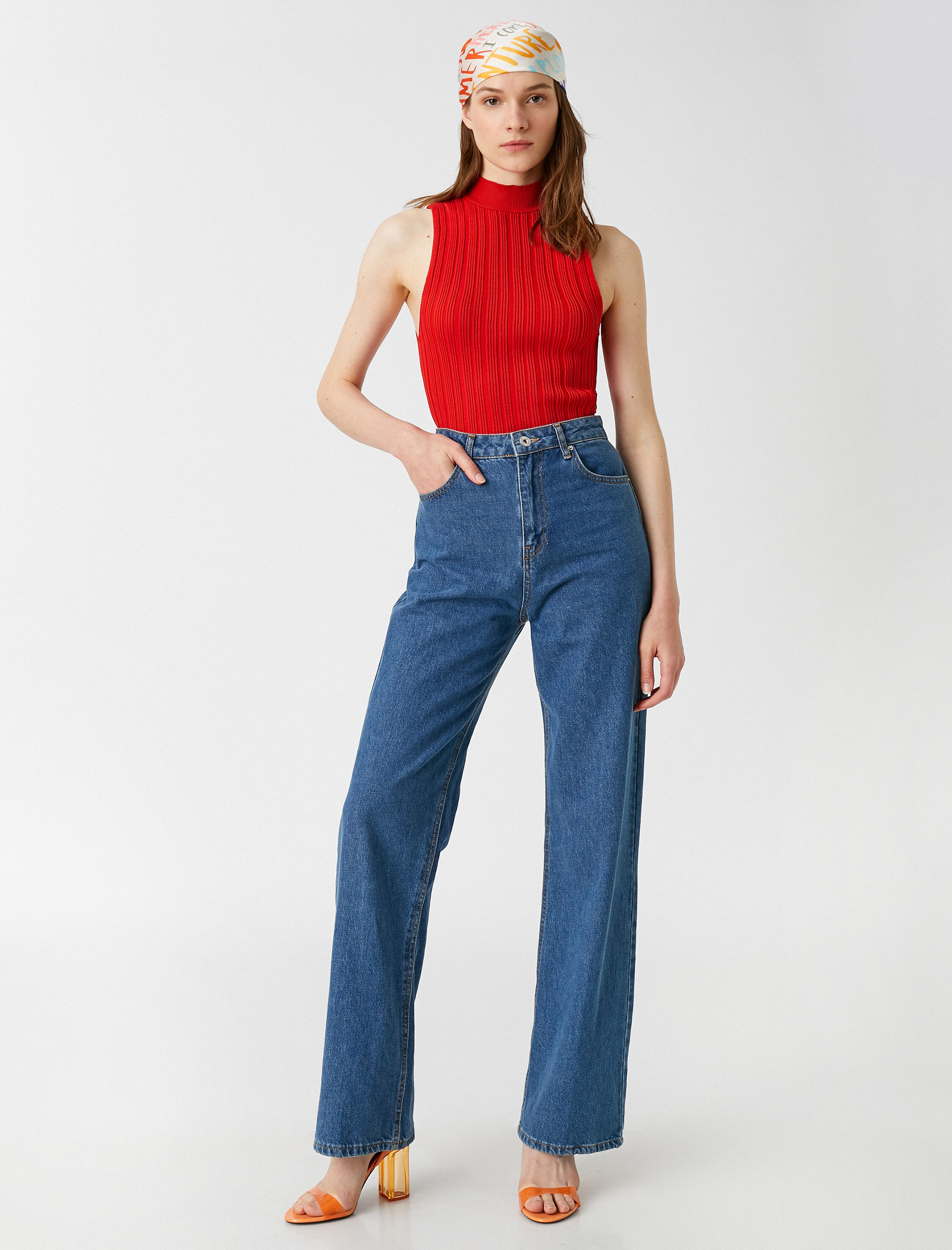   Triko Atlet Dik Yaka Nervürlü