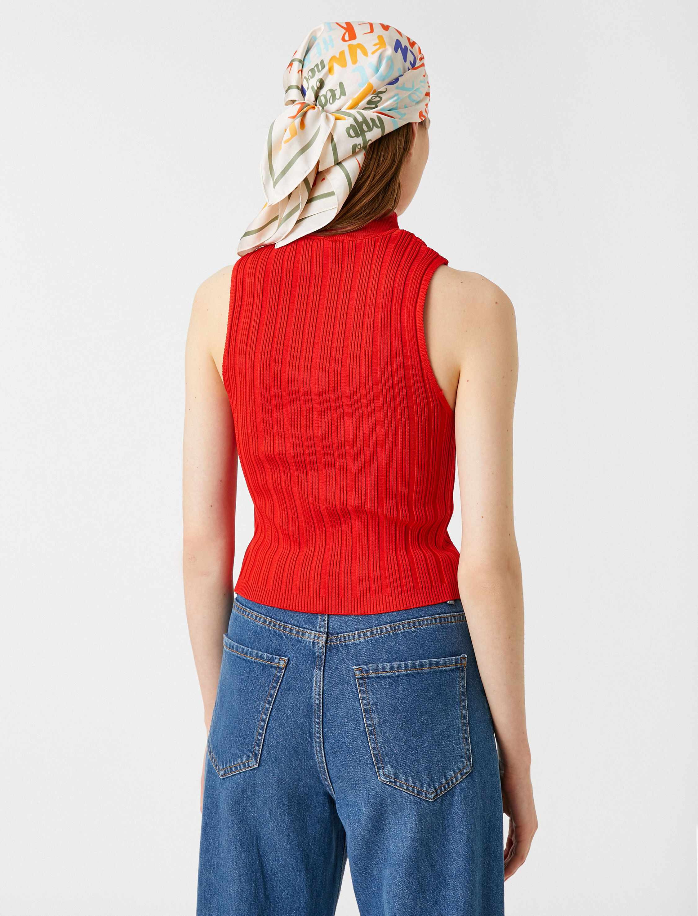   Triko Atlet Dik Yaka Nervürlü