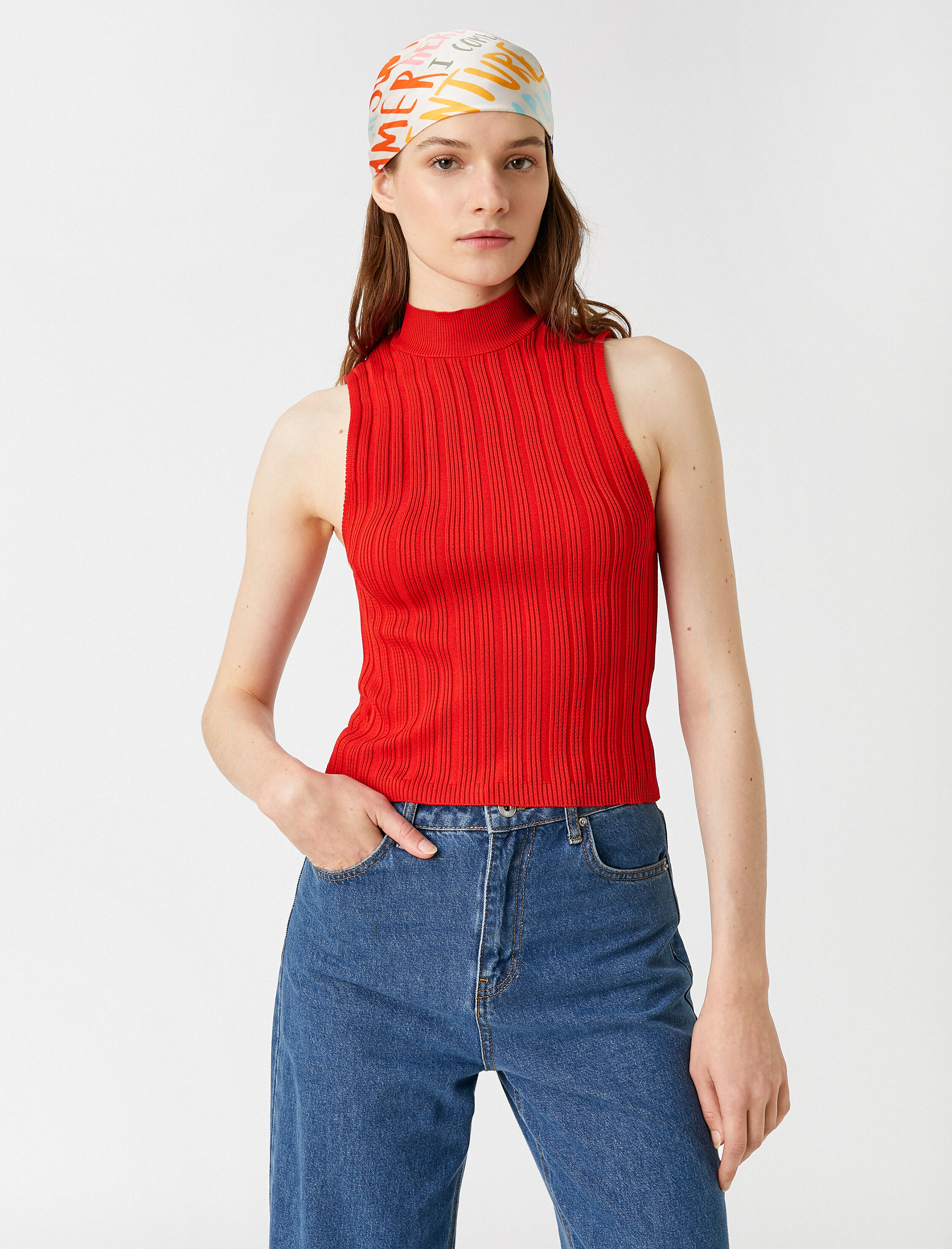   Triko Atlet Dik Yaka Nervürlü