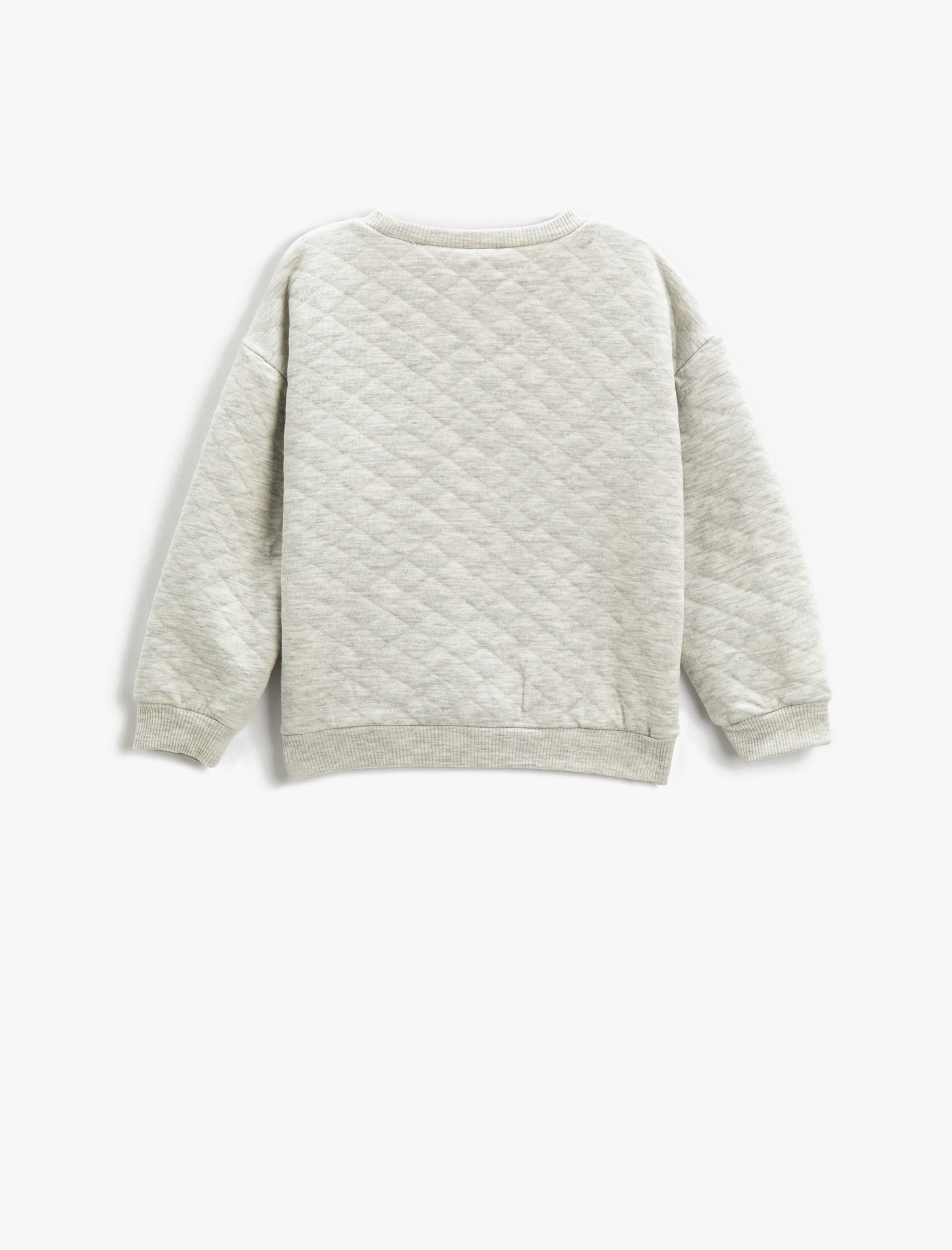 Erkek Bebek Kapitone Sweatshirt Bisiklet Yaka