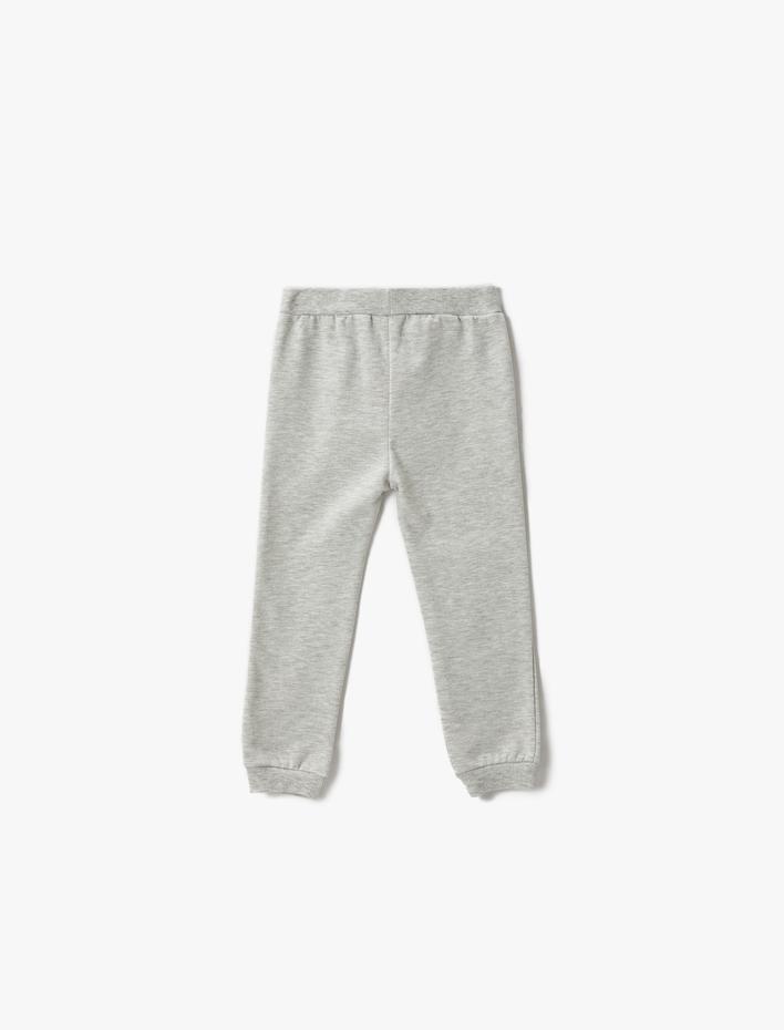 Kız Bebek Jogger Eşofman Altı Beli Bağlamalı