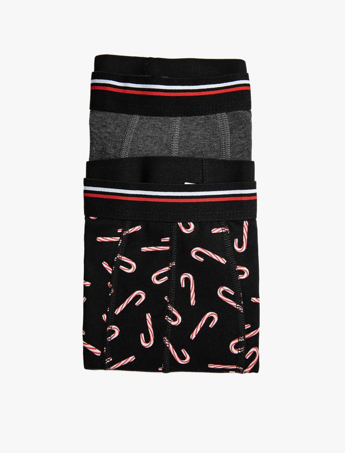  Basic 2'li Boxer Seti Yılbaşı Desenli