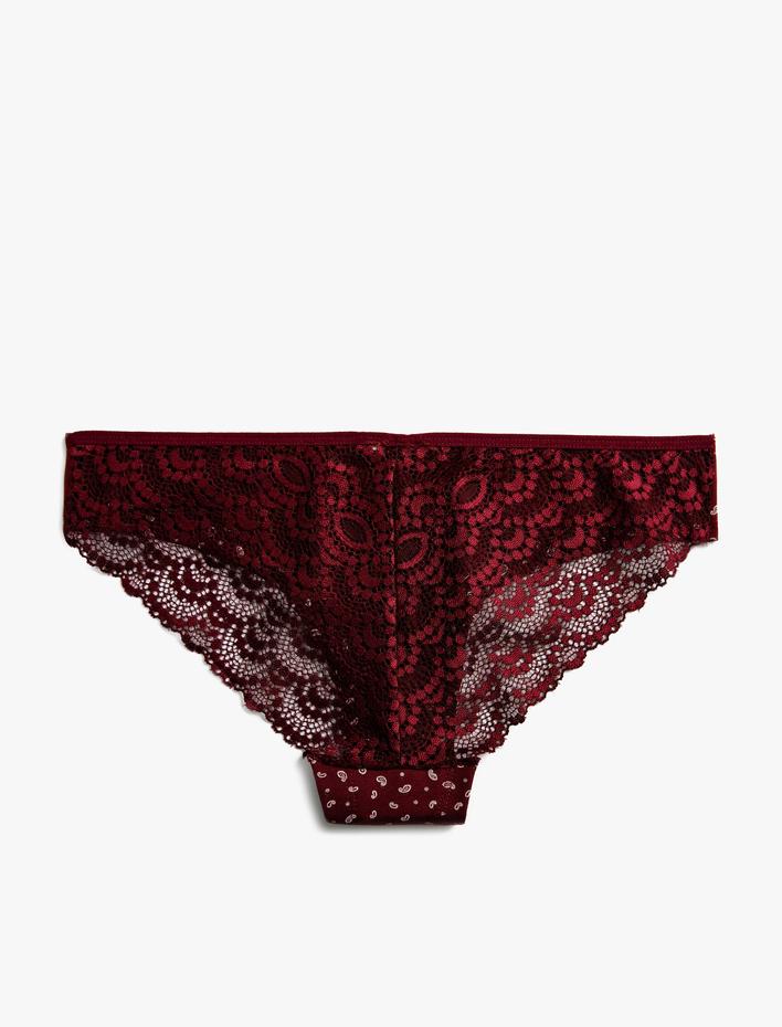  Dantelli Brazilian Külot Minimal Desenli