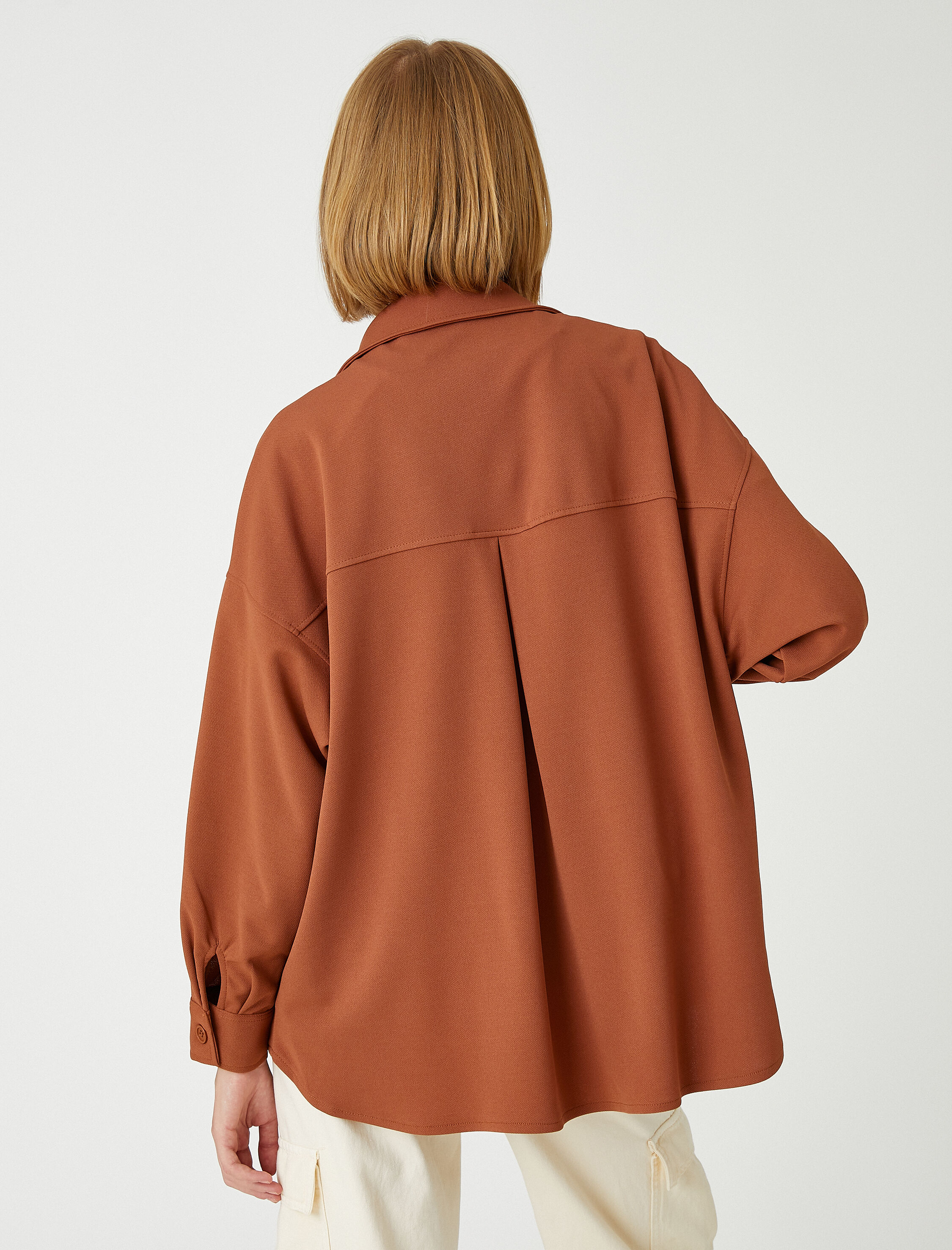   Düğmeli Cepli Shacket