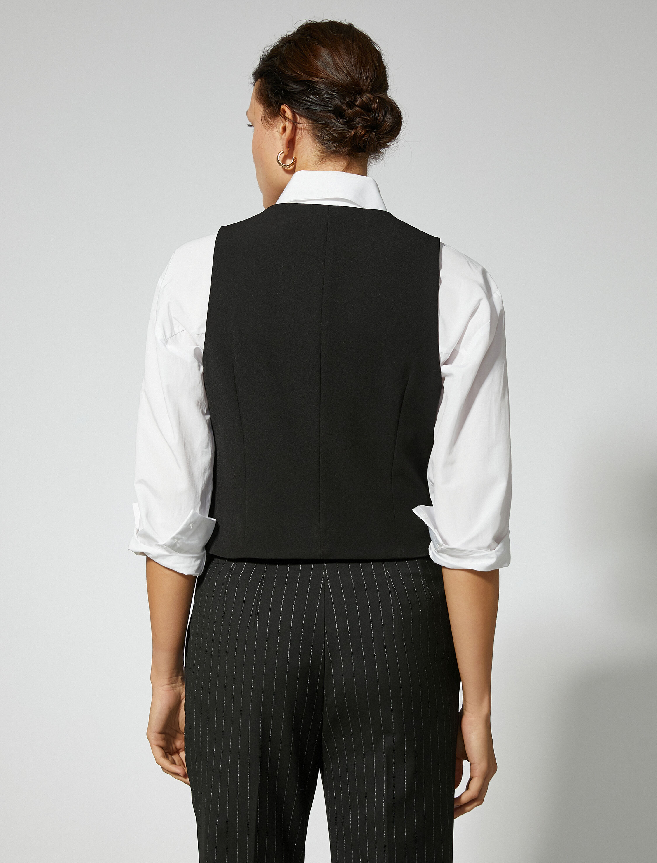   Düğmeli Blazer Yelek