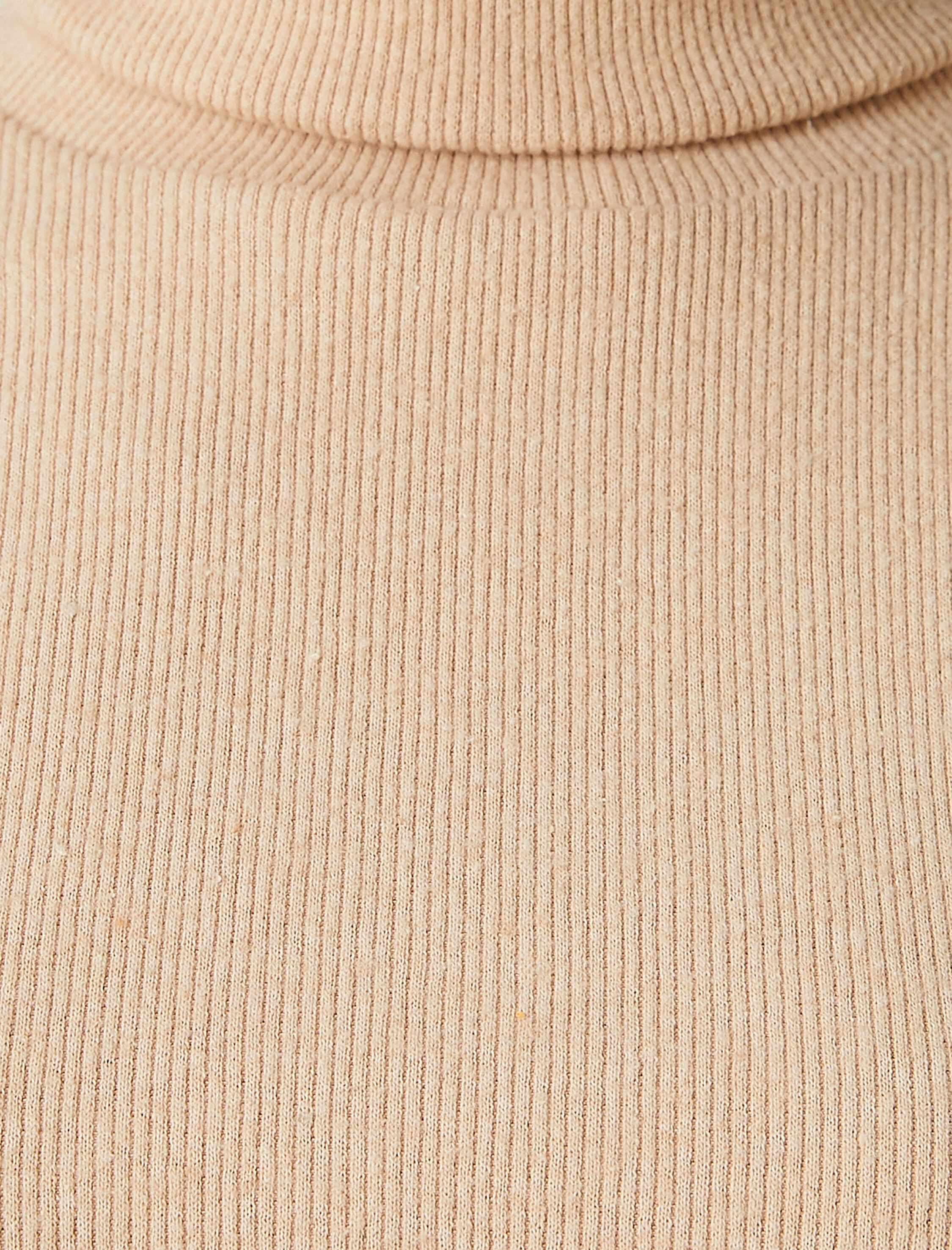   Uzun Kollu Tişört Boğazlı Crop Fitilli