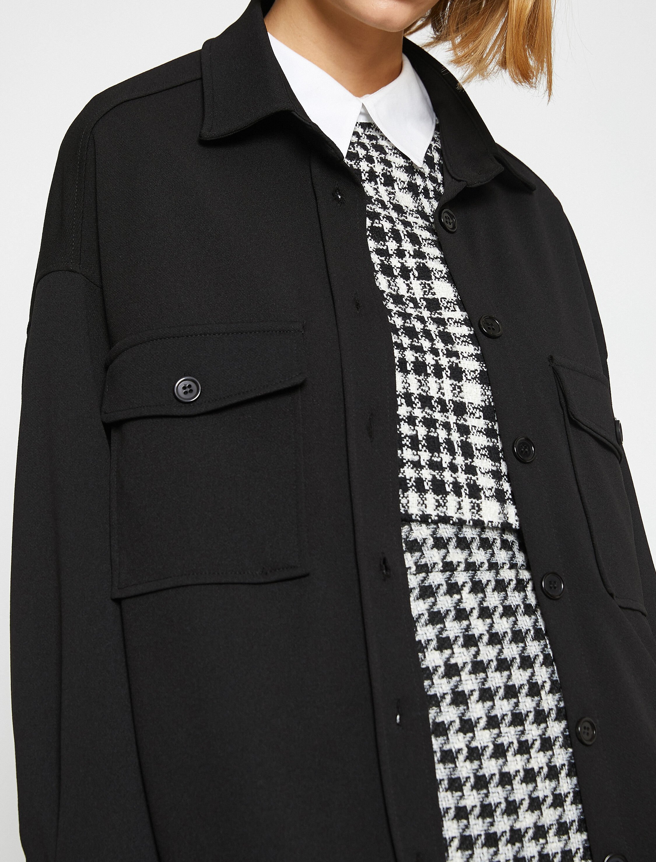   Düğmeli Cepli Shacket