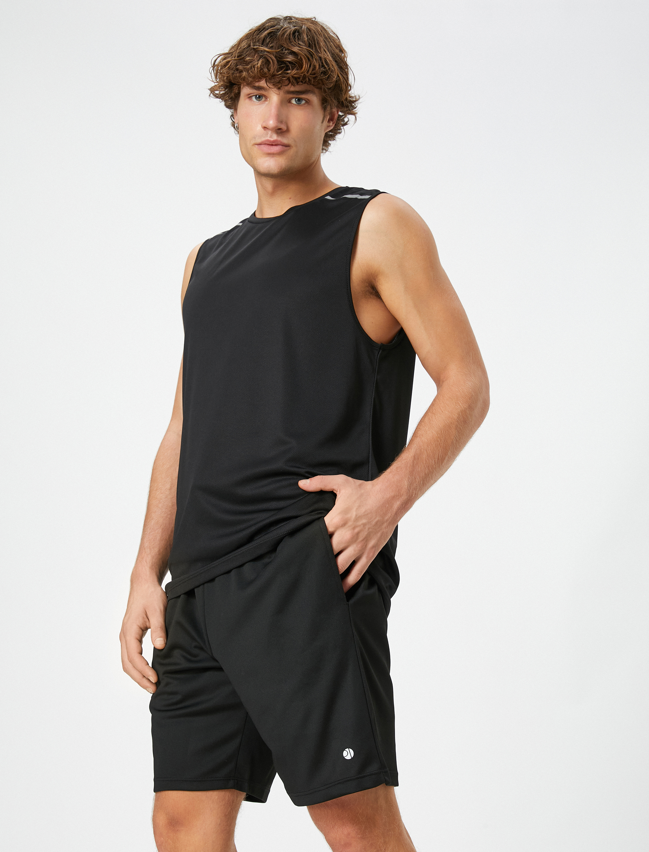   Basic Spor Şort Beli Bağcıklı Cep Detaylı