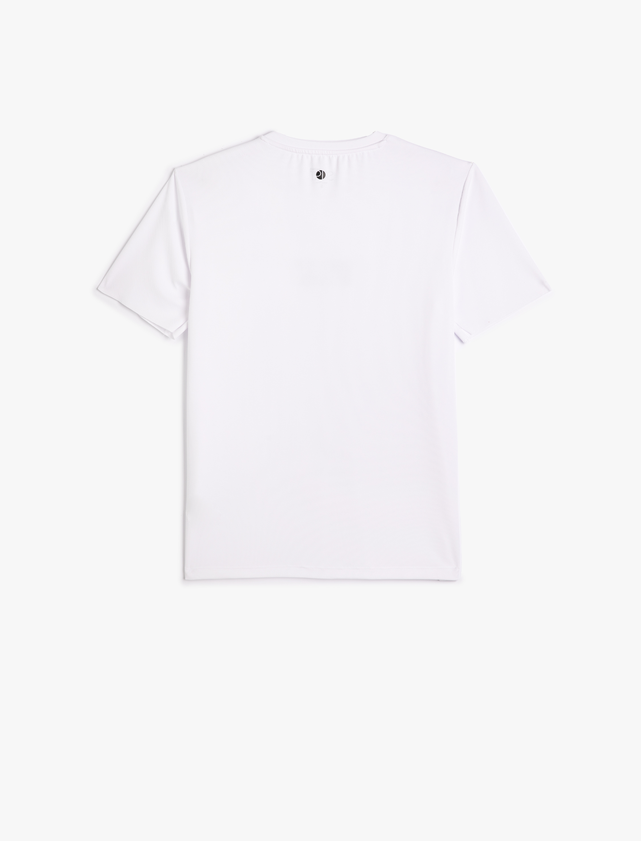   Spor Tişört Slogan Baskılı Bisiklet Yaka Kısa Kollu