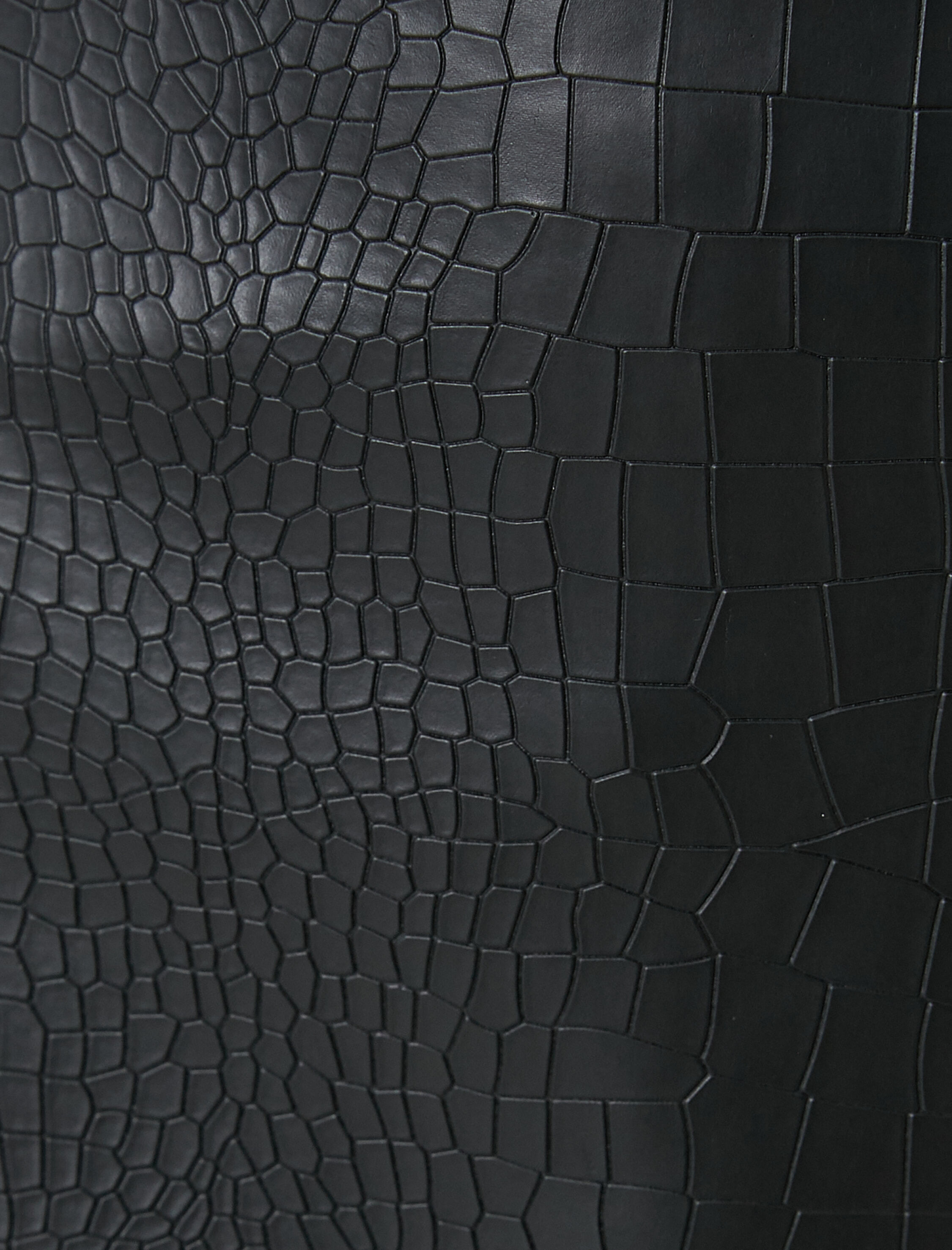   Suni Deri Etek Mini Standart Bel