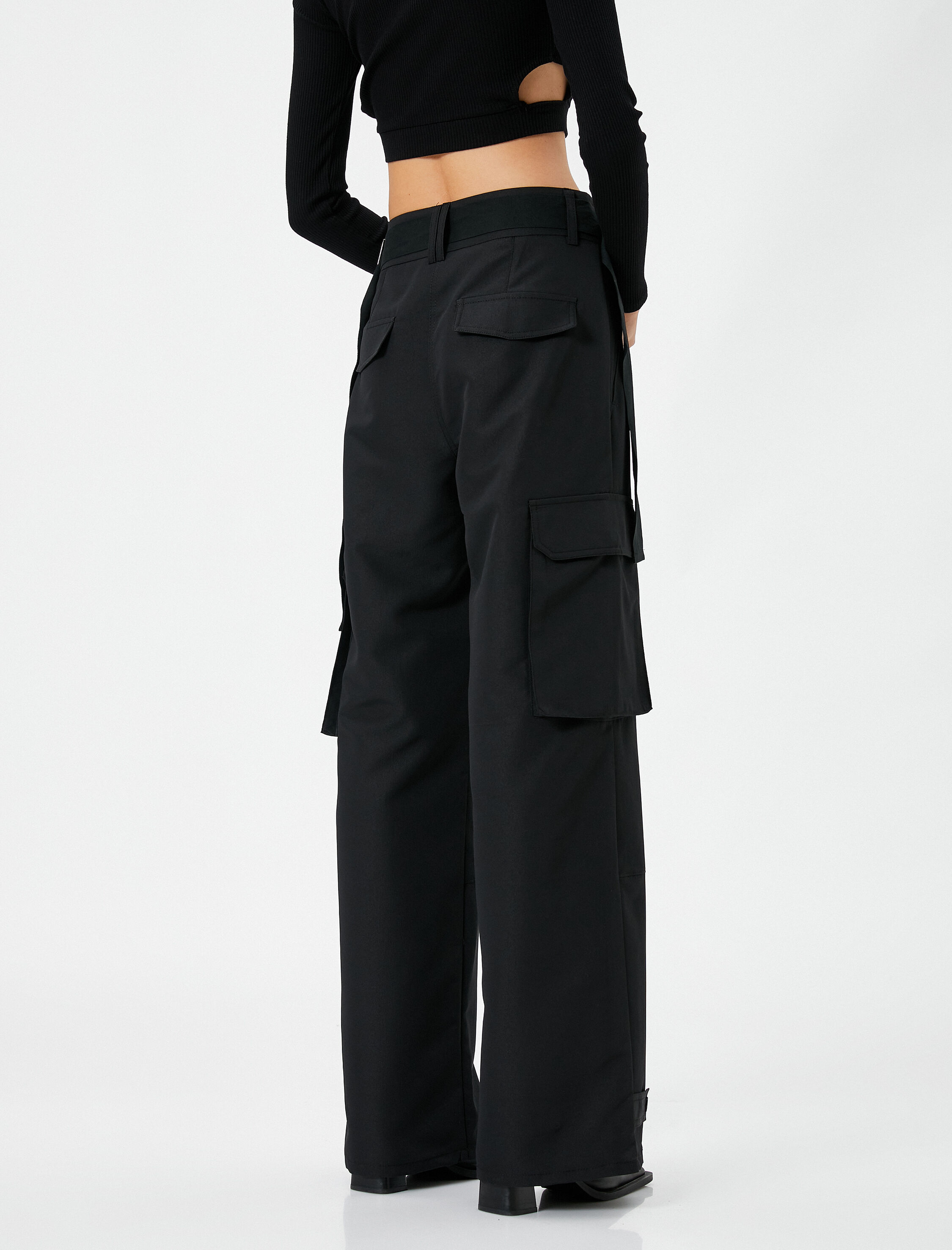   Kargo Pantolon Normal Bel Cep Detaylı