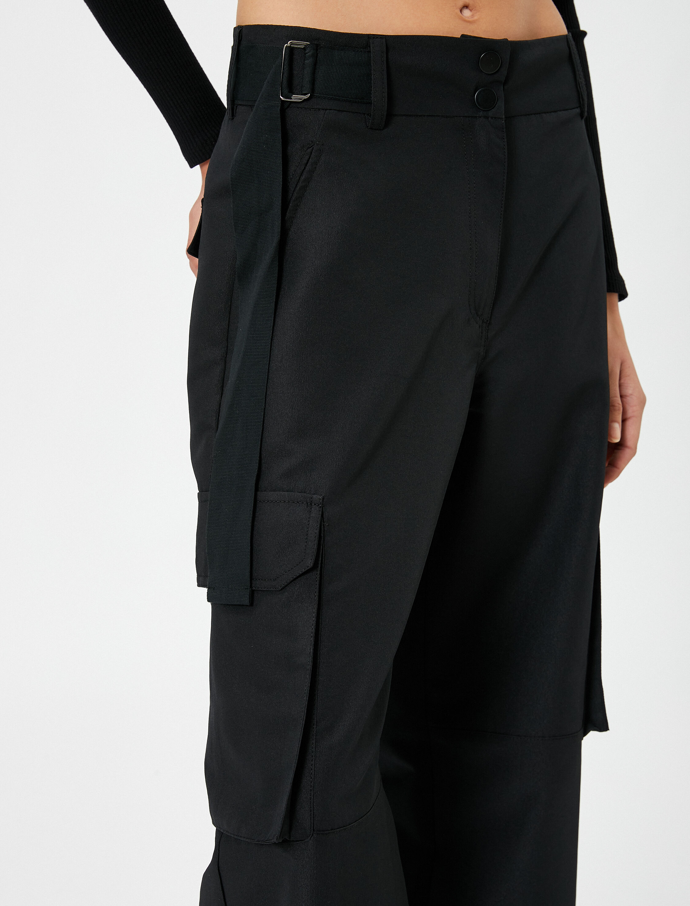   Kargo Pantolon Normal Bel Cep Detaylı