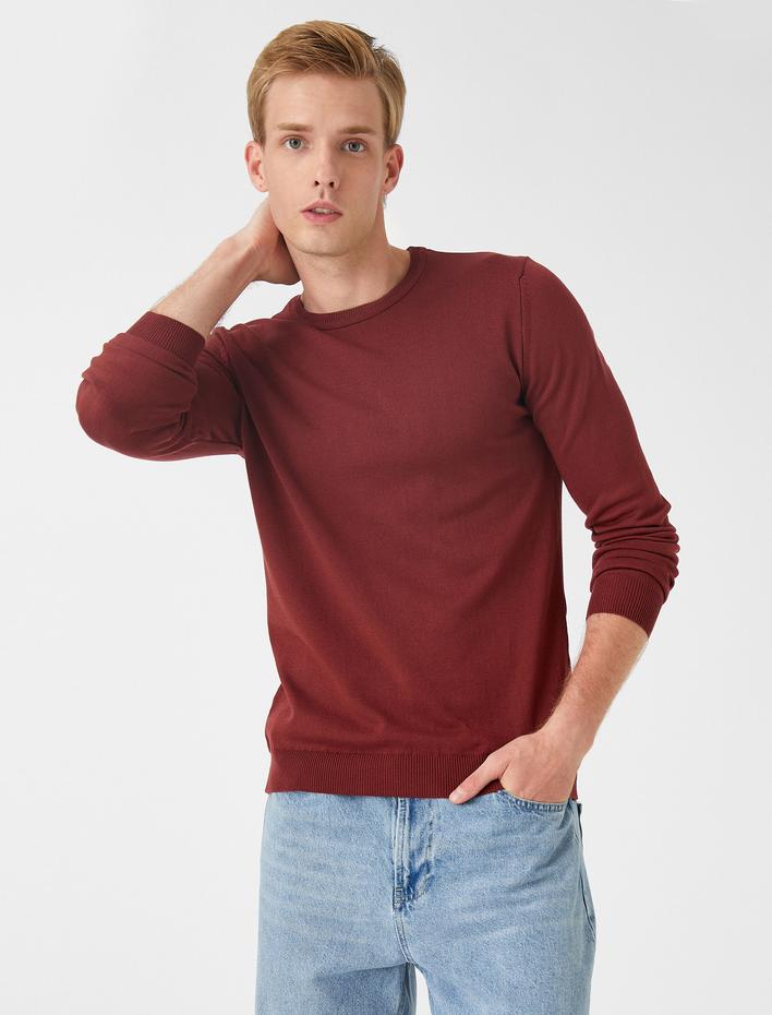  Basic Triko Kazak Bisiklet Yaka Dar Kesim