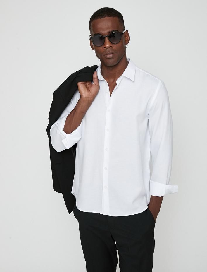  Basic Gömlek Klasik Yaka Non Iron