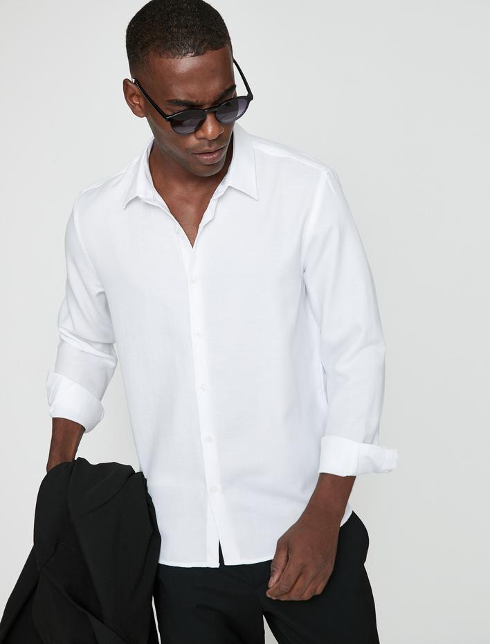  Basic Gömlek Klasik Yaka Non Iron