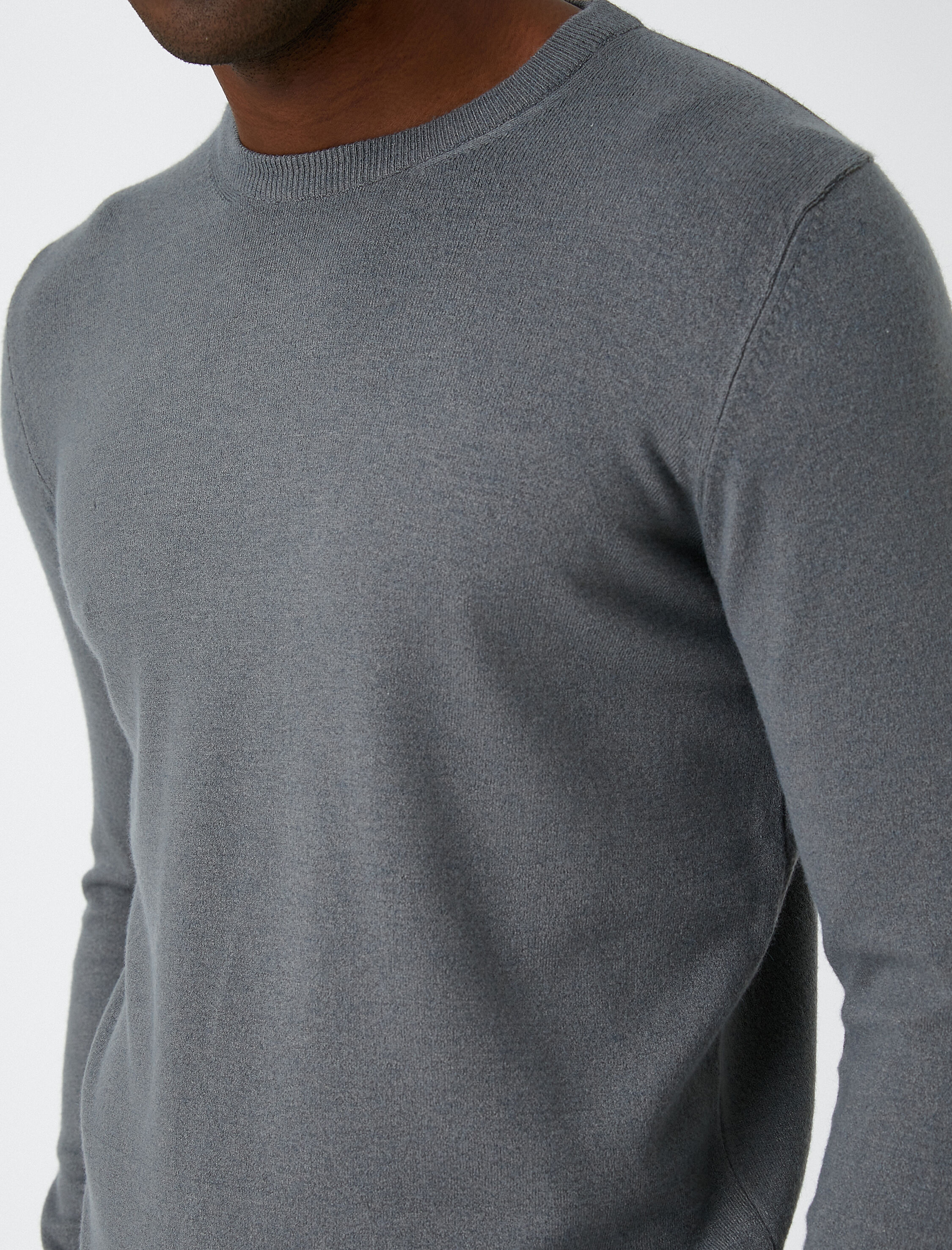   Basic Triko Kazak Bisiklet Yaka