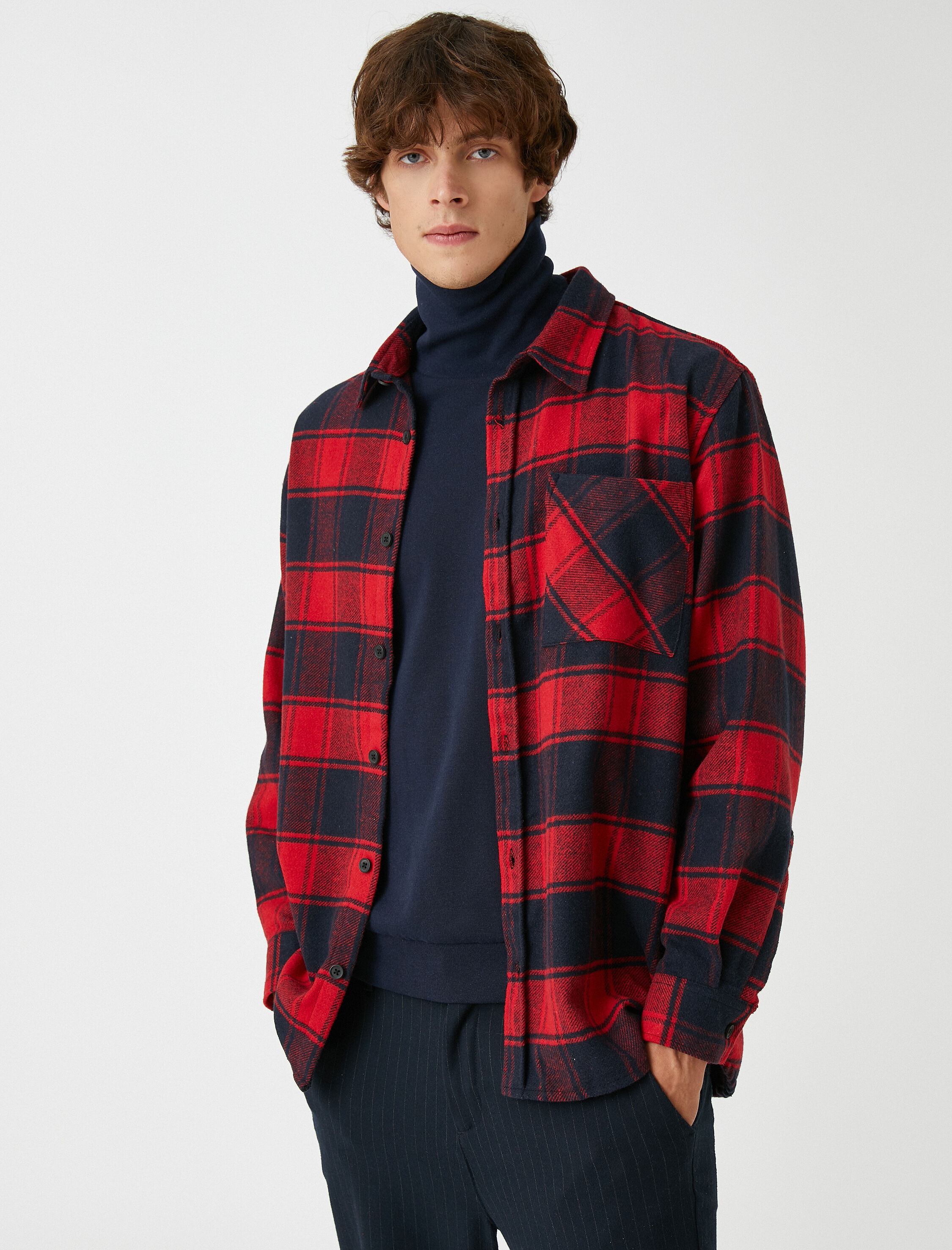   Ekoseli Oduncu Gömleği