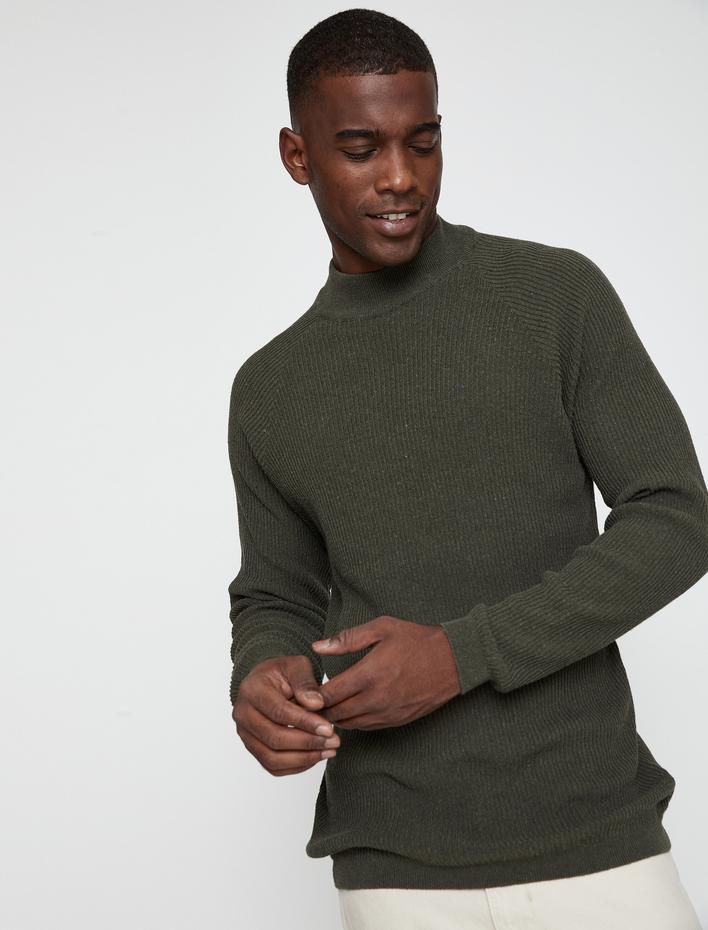  Yarım Balıkçı Yaka Kazak