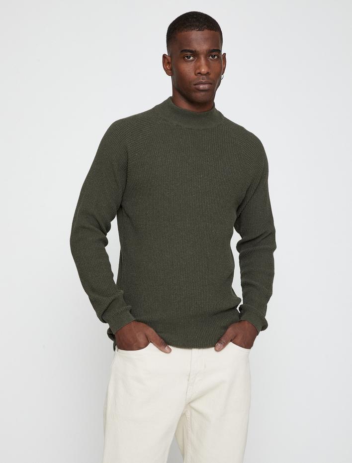  Yarım Balıkçı Yaka Kazak