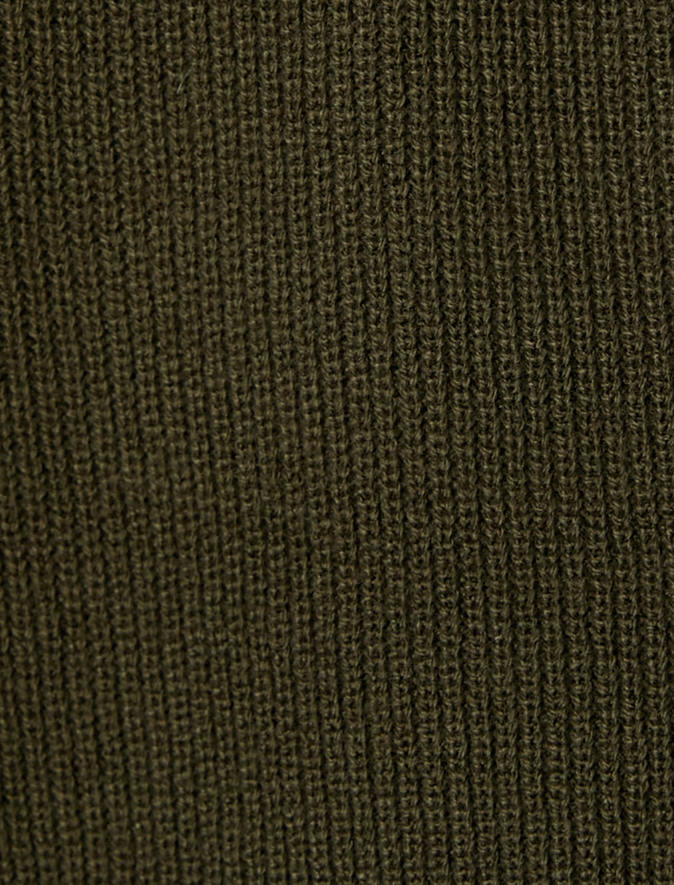   Triko Kazak Bisiklet Yaka Dokulu Uzun Kollu