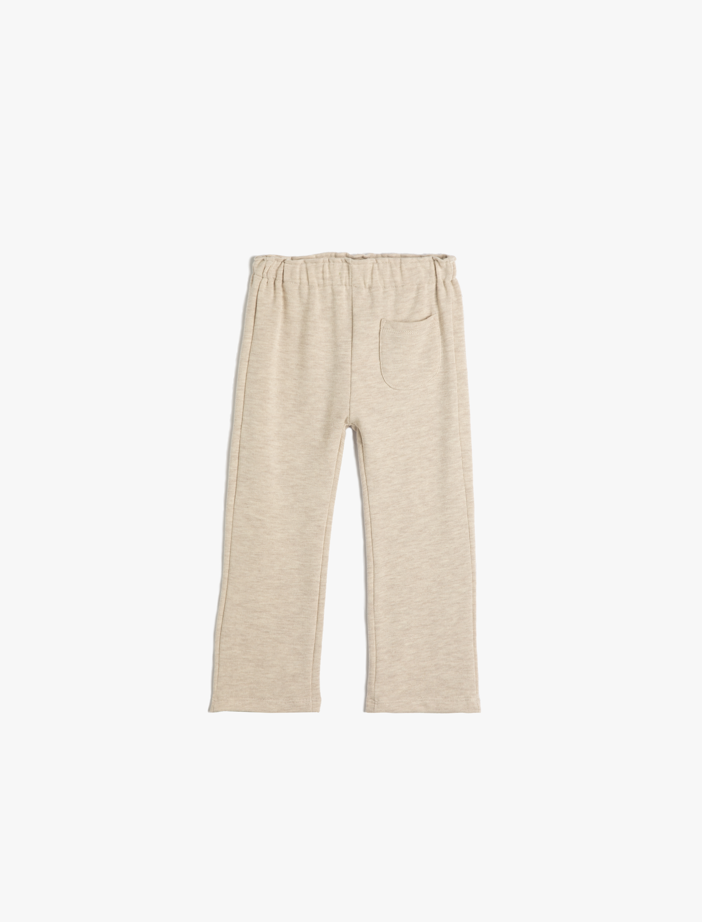  Kız Bebek Basic Eşofman Altı Beli Lastikli Cep Detaylı