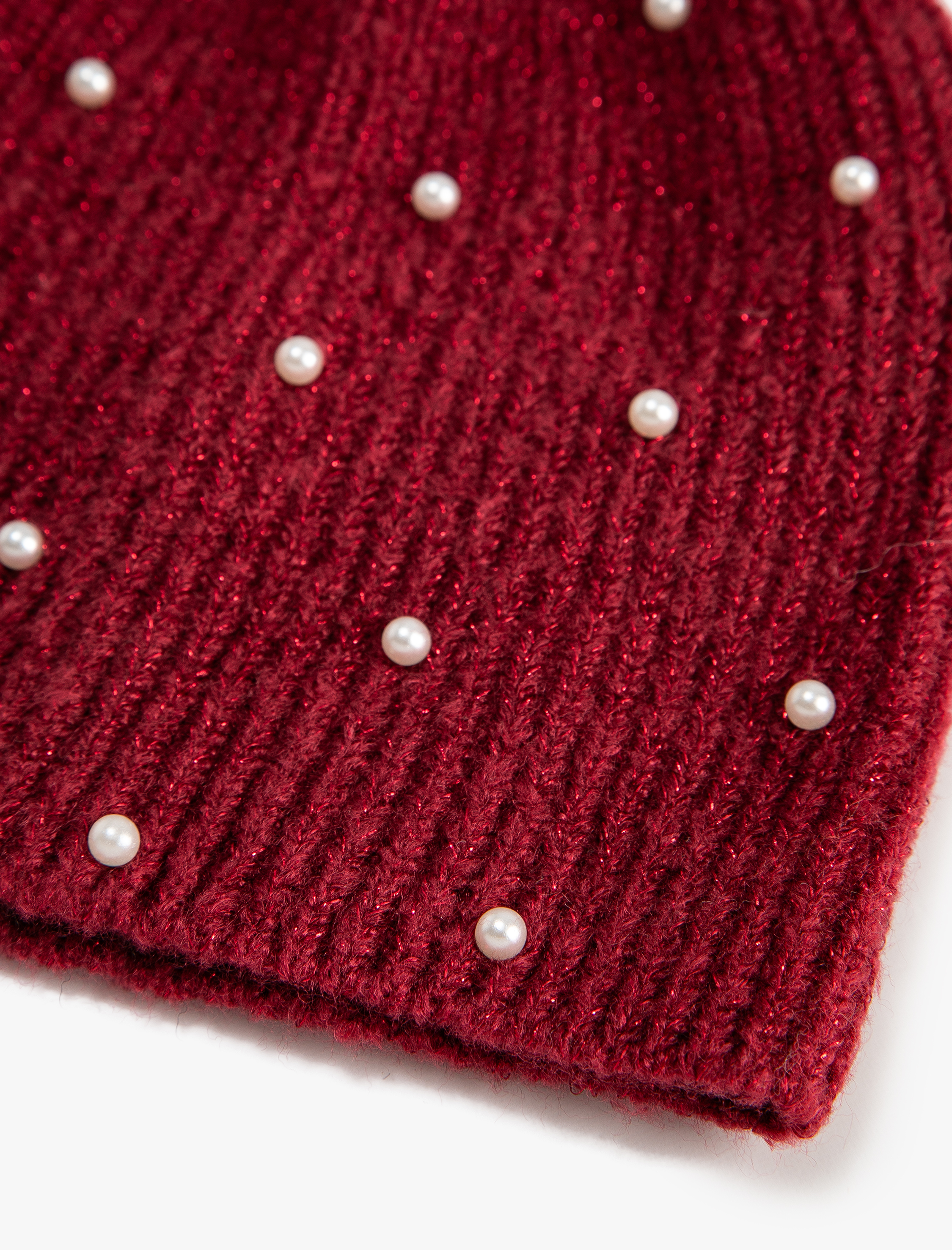  Kız Çocuk Basic Bere Kalp Detaylı