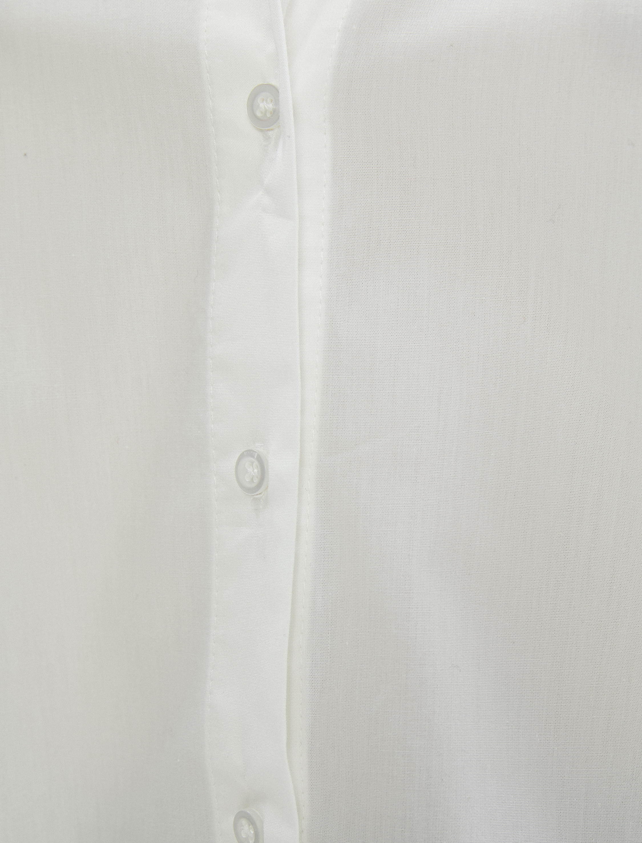   Poplin Gömlek Klasik Yaka Düğmeli Pamuklu