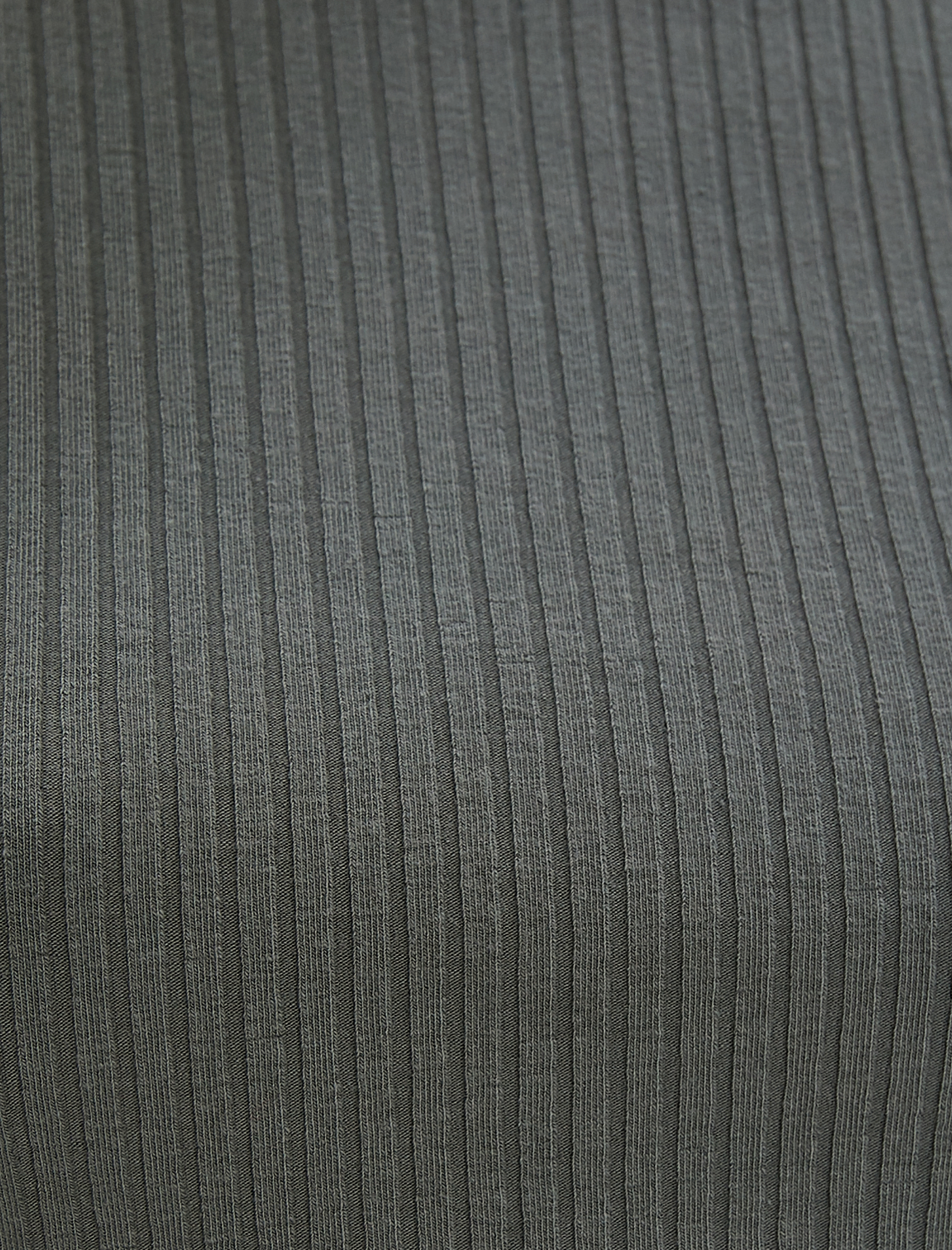   Crop Tişört Yıkamalı Kısa Kollu Yuvarlak Yaka Ribanalı Pamuklu