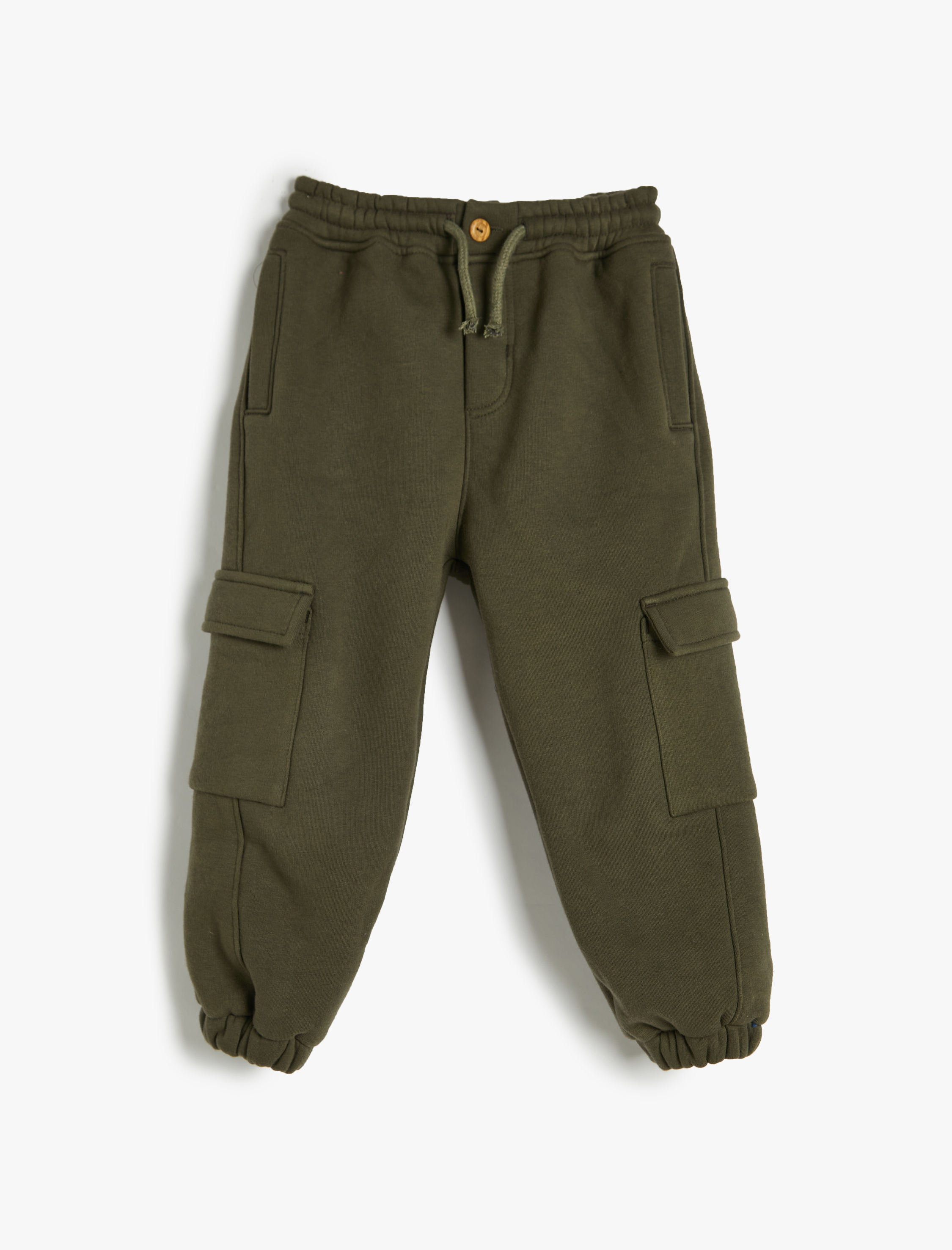  Erkek Bebek Basic Jogger Eşofman Altı Cepli Beli Bağlamalı Şardonlu